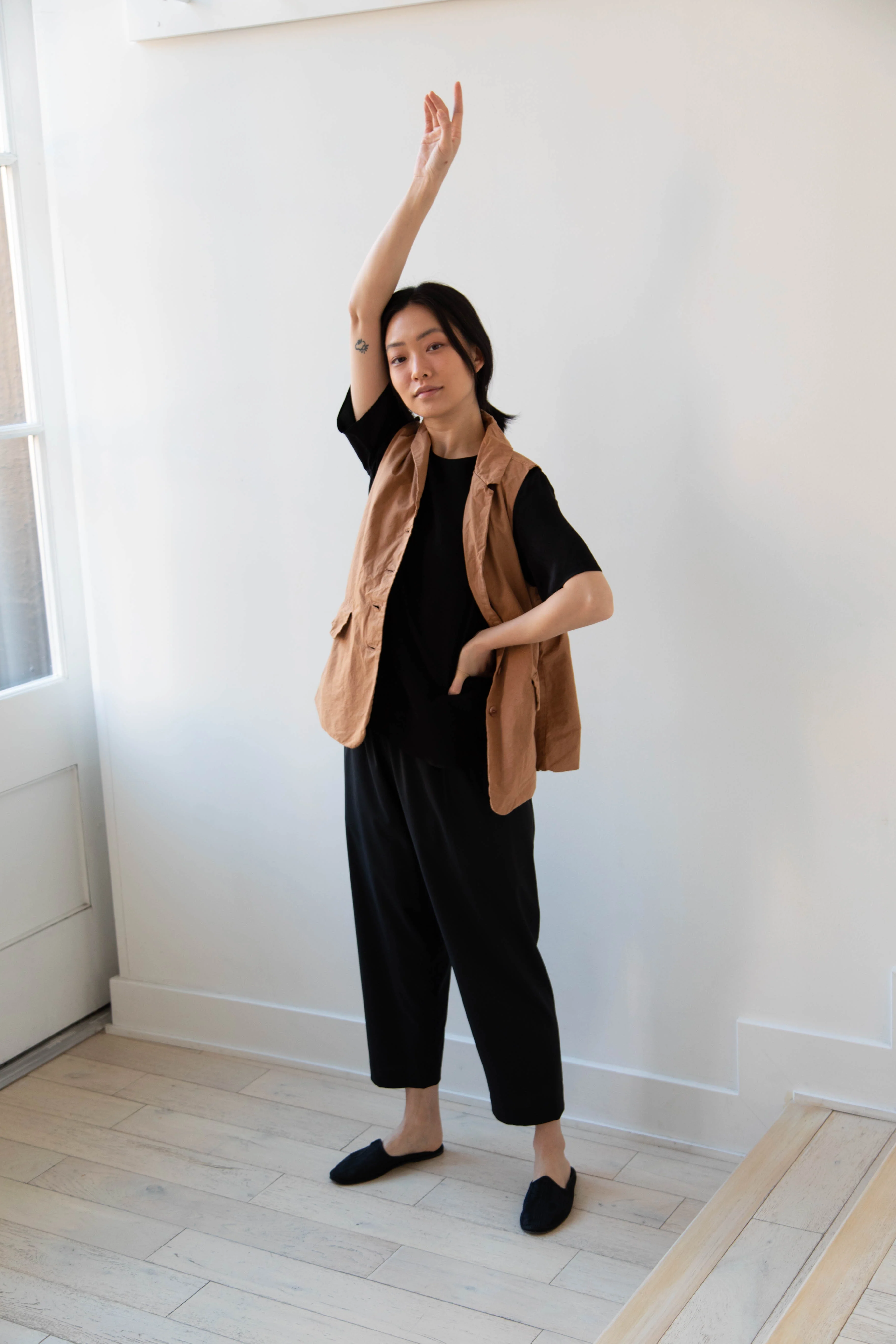 Album di Famiglia | Sleeveless Blazer CC in Pottery - Image 15