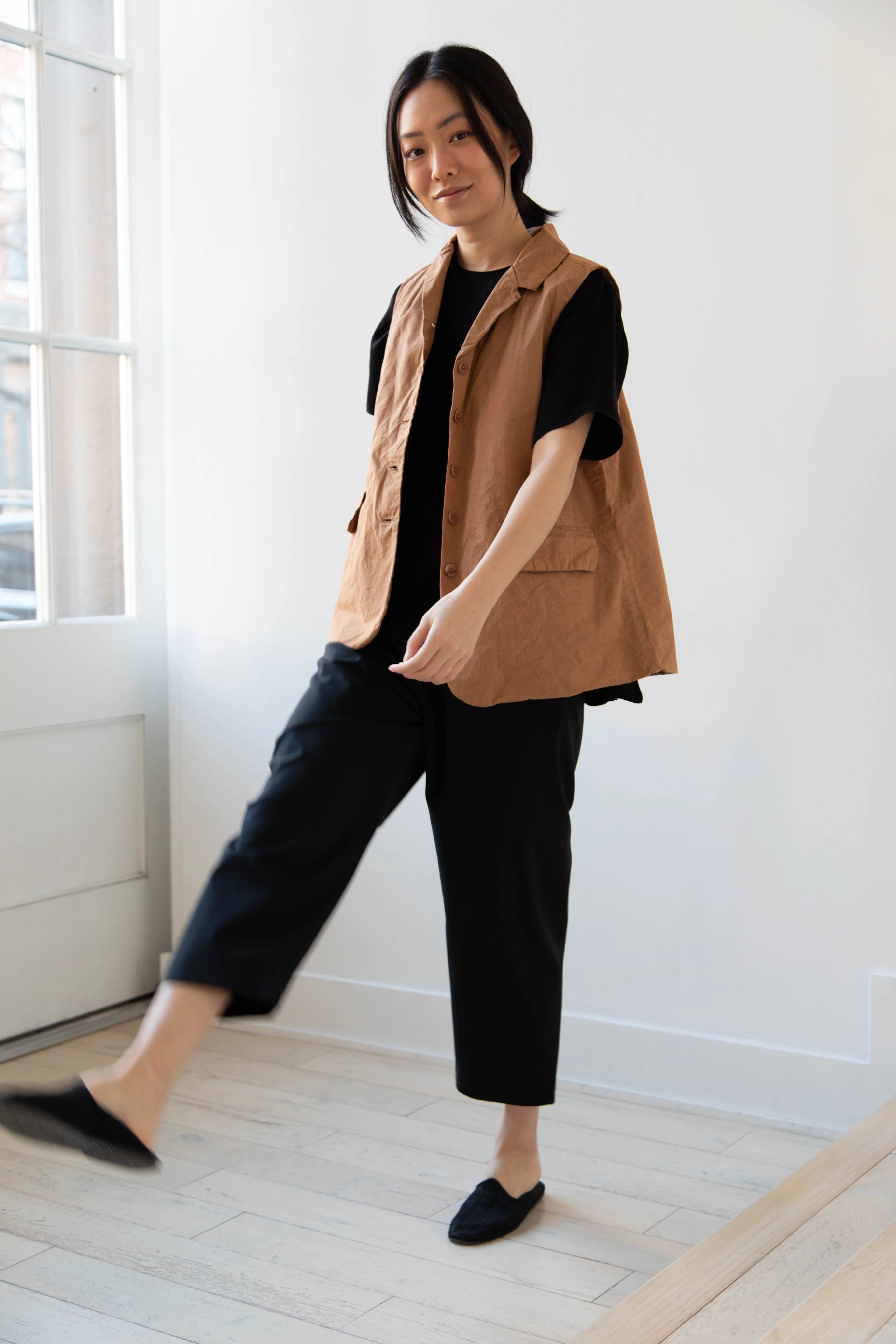 Album di Famiglia | Sleeveless Blazer CC in Pottery - Image 16
