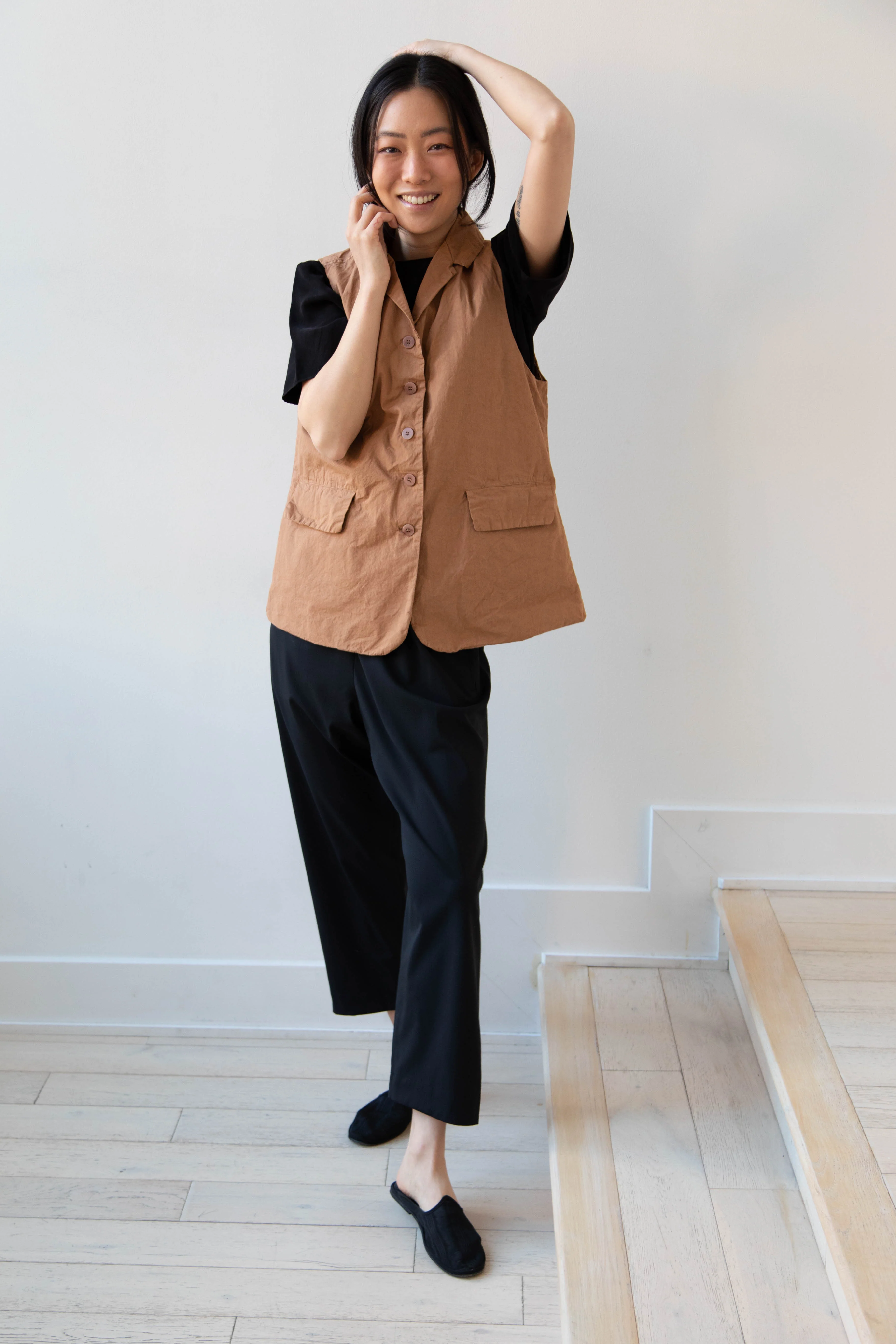 Album di Famiglia | Sleeveless Blazer CC in Pottery - Image 20