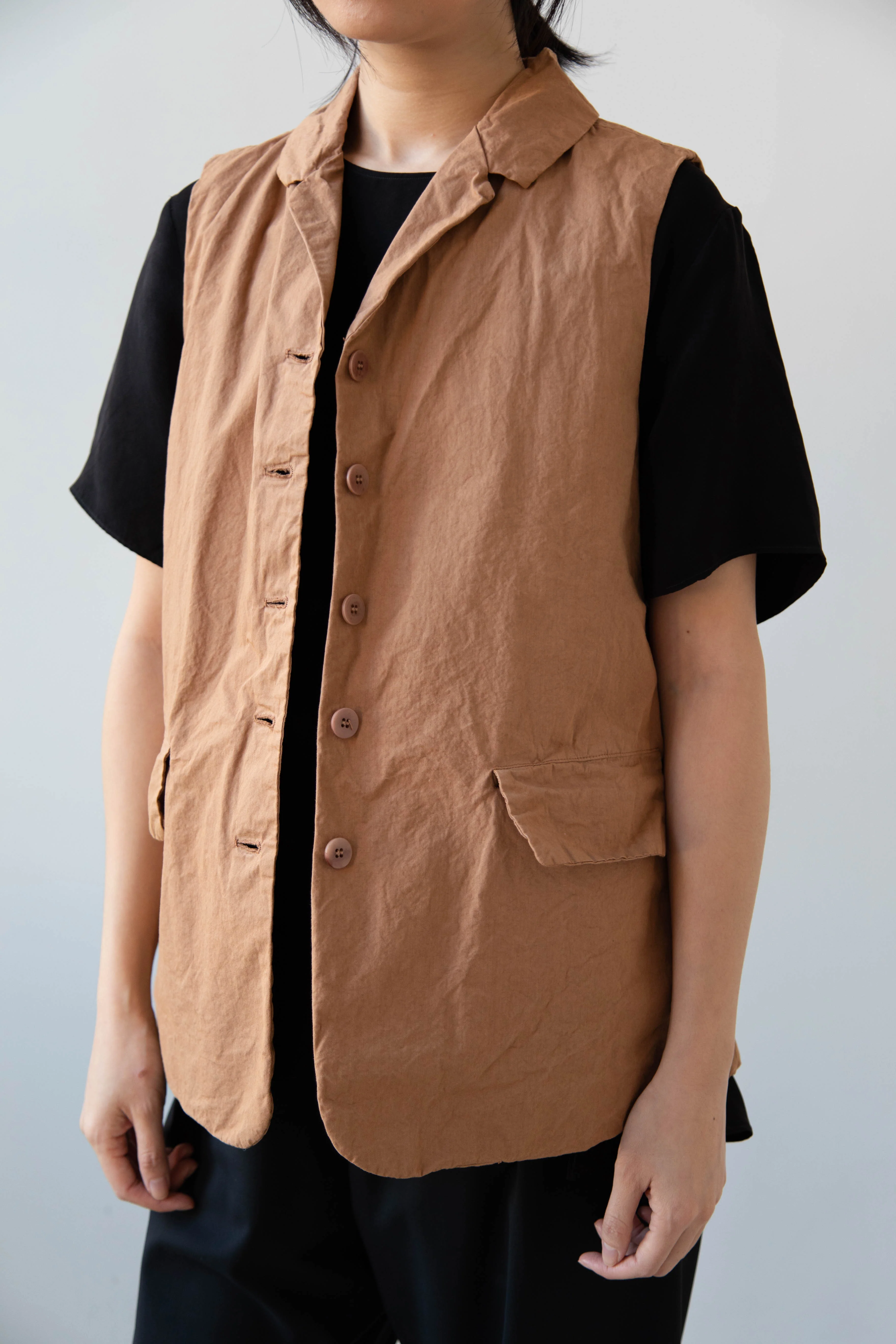 Album di Famiglia | Sleeveless Blazer CC in Pottery - Image 27