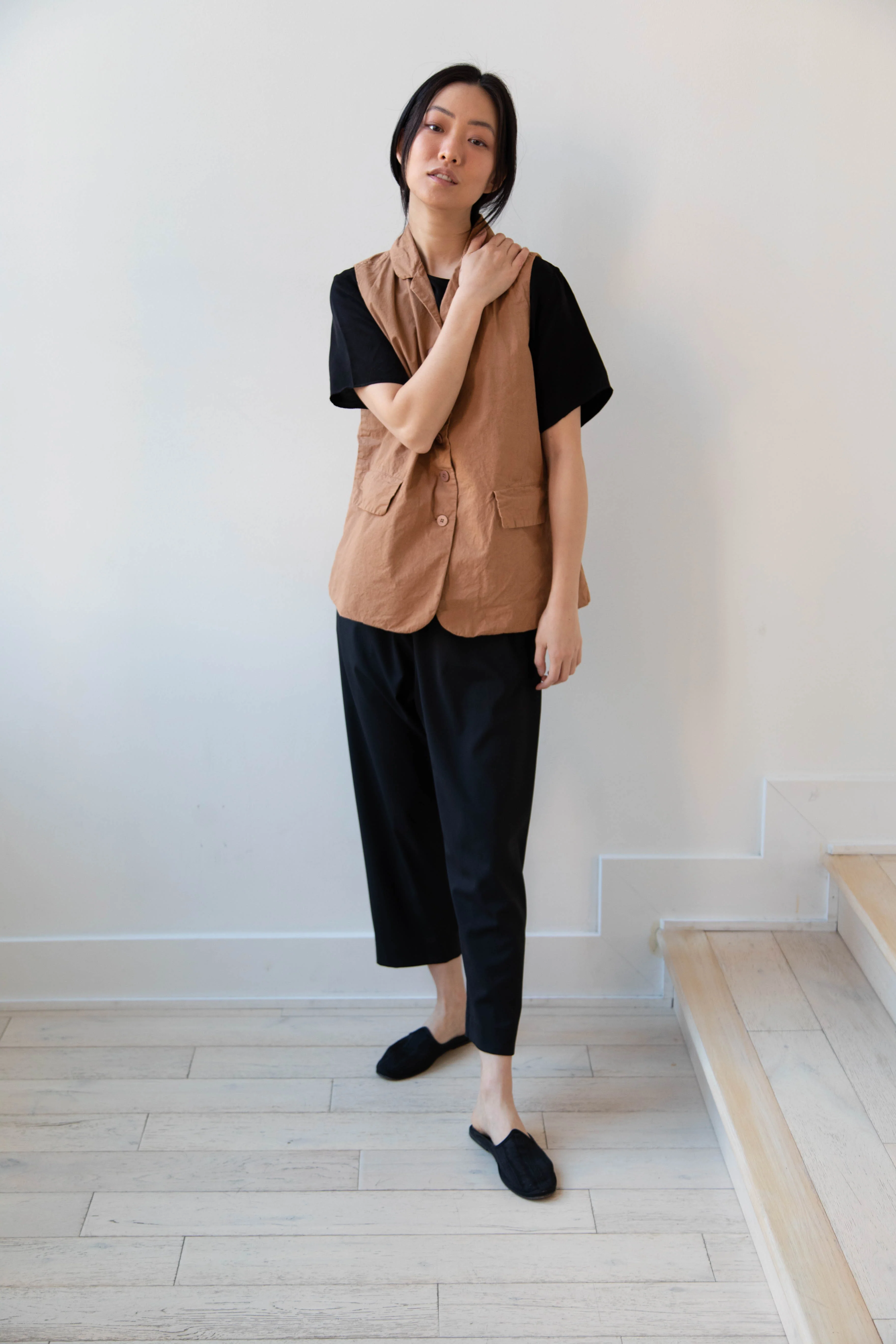 Album di Famiglia | Sleeveless Blazer CC in Pottery - Image 29