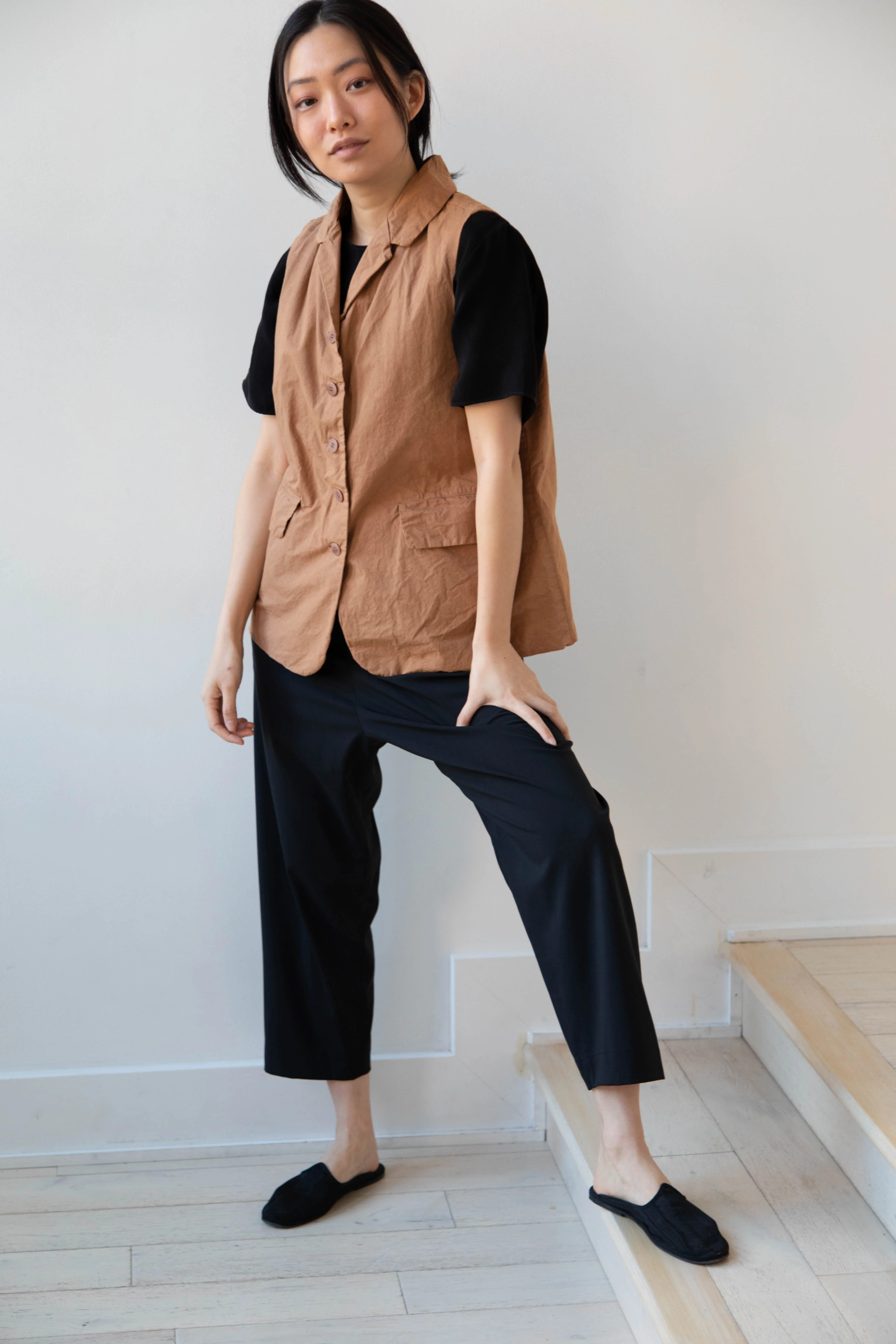 Album di Famiglia | Sleeveless Blazer CC in Pottery - Image 31