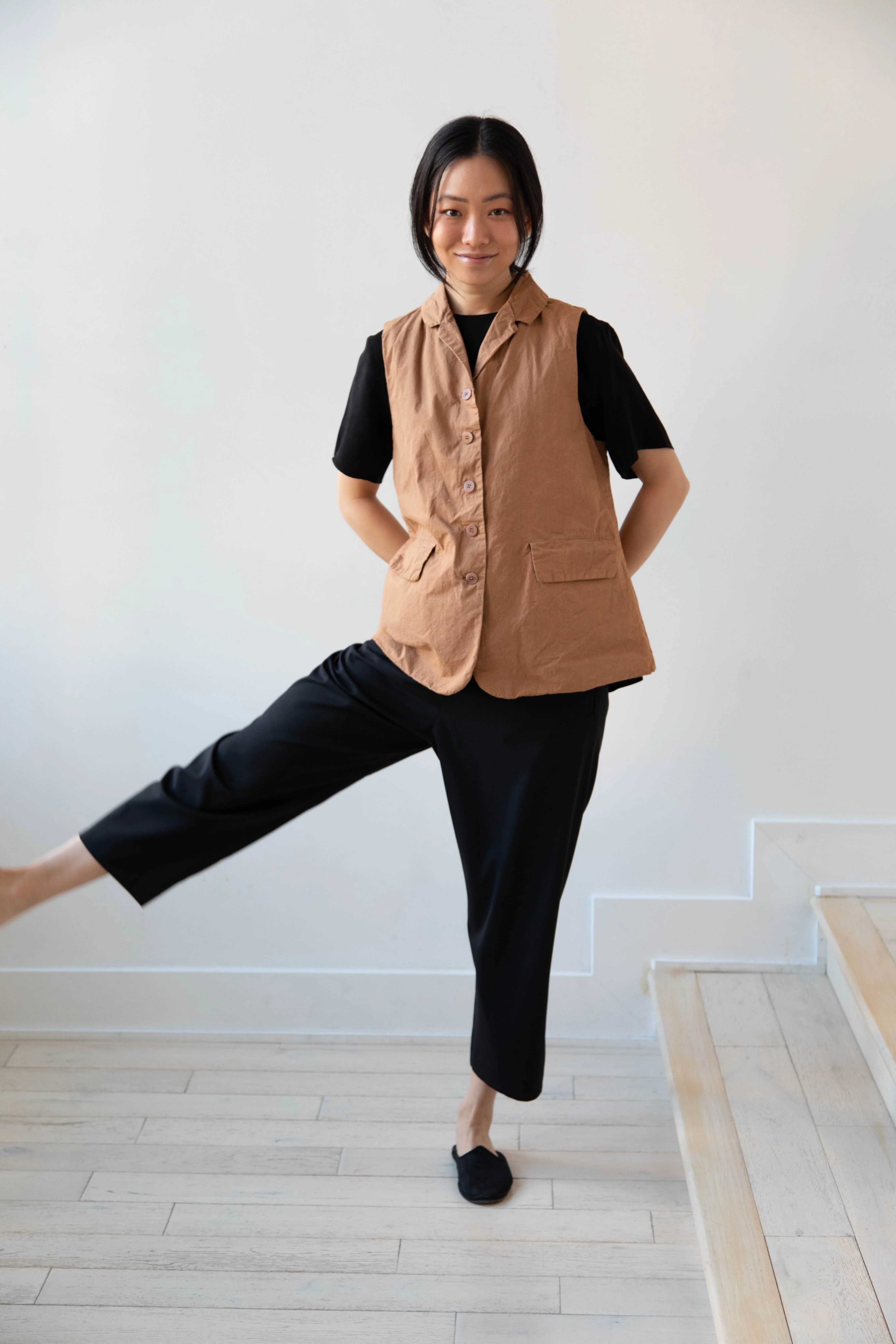 Album di Famiglia | Sleeveless Blazer CC in Pottery - Image 32