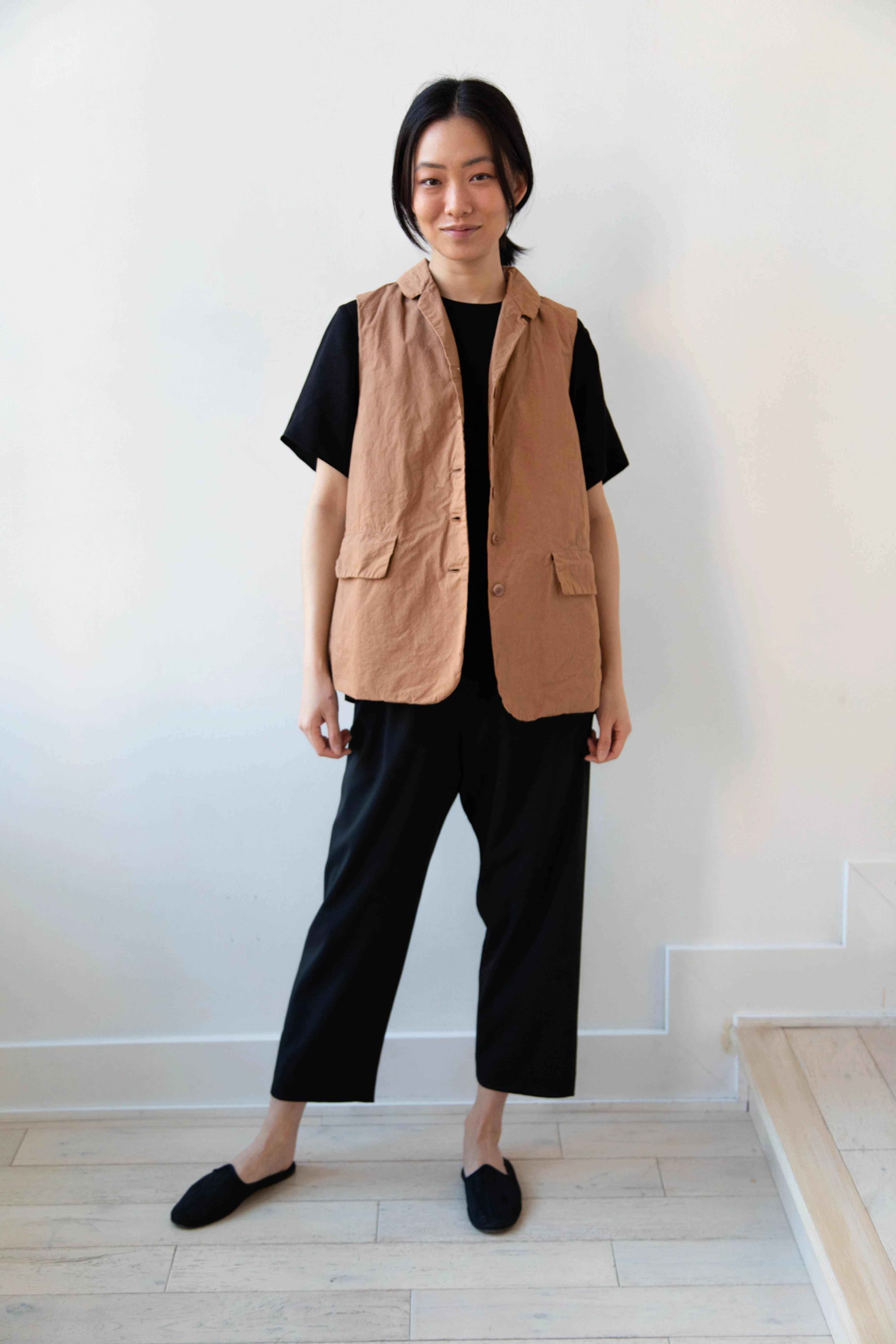 Album di Famiglia | Sleeveless Blazer CC in Pottery - Image 4