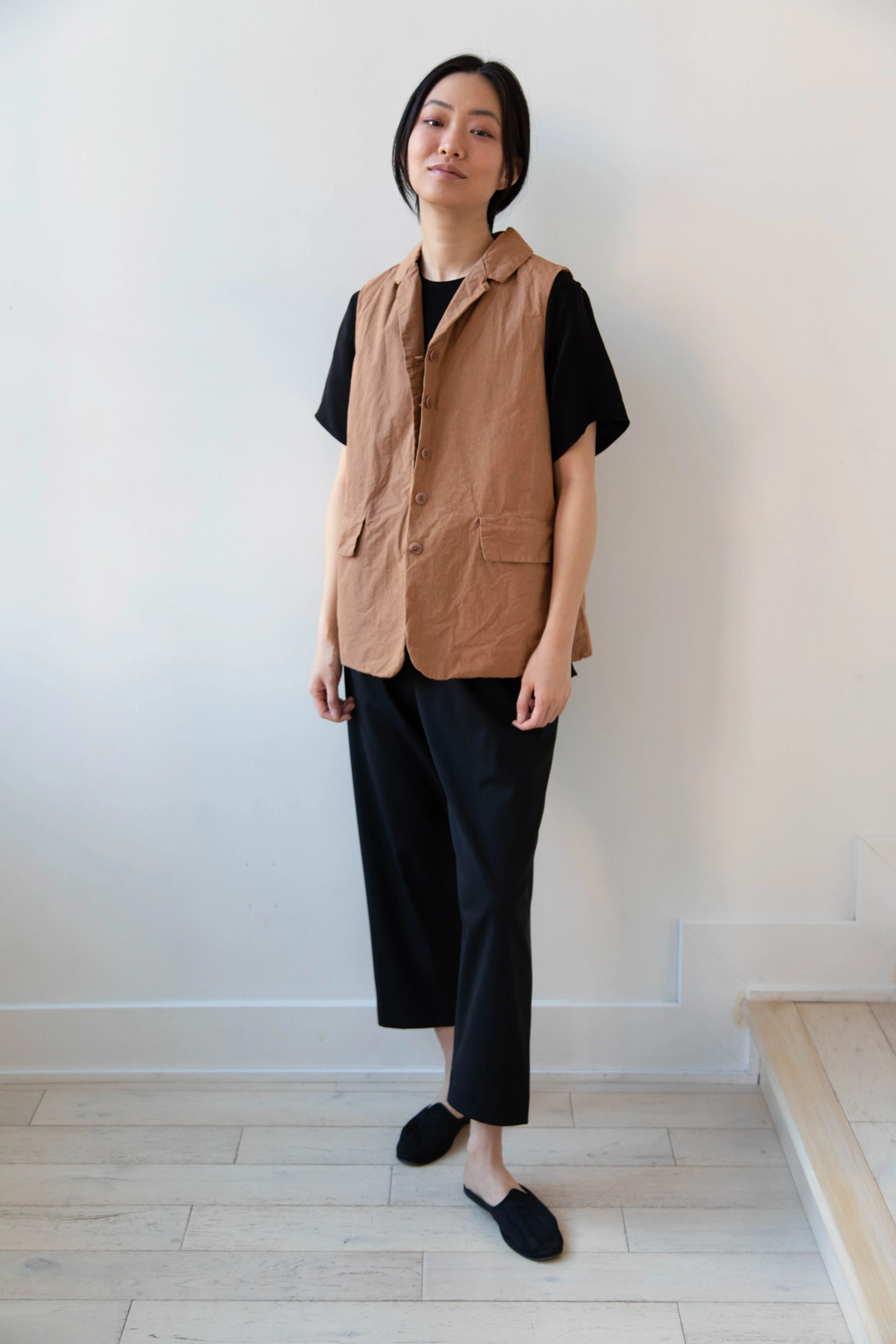 Album di Famiglia | Sleeveless Blazer CC in Pottery - Image 6