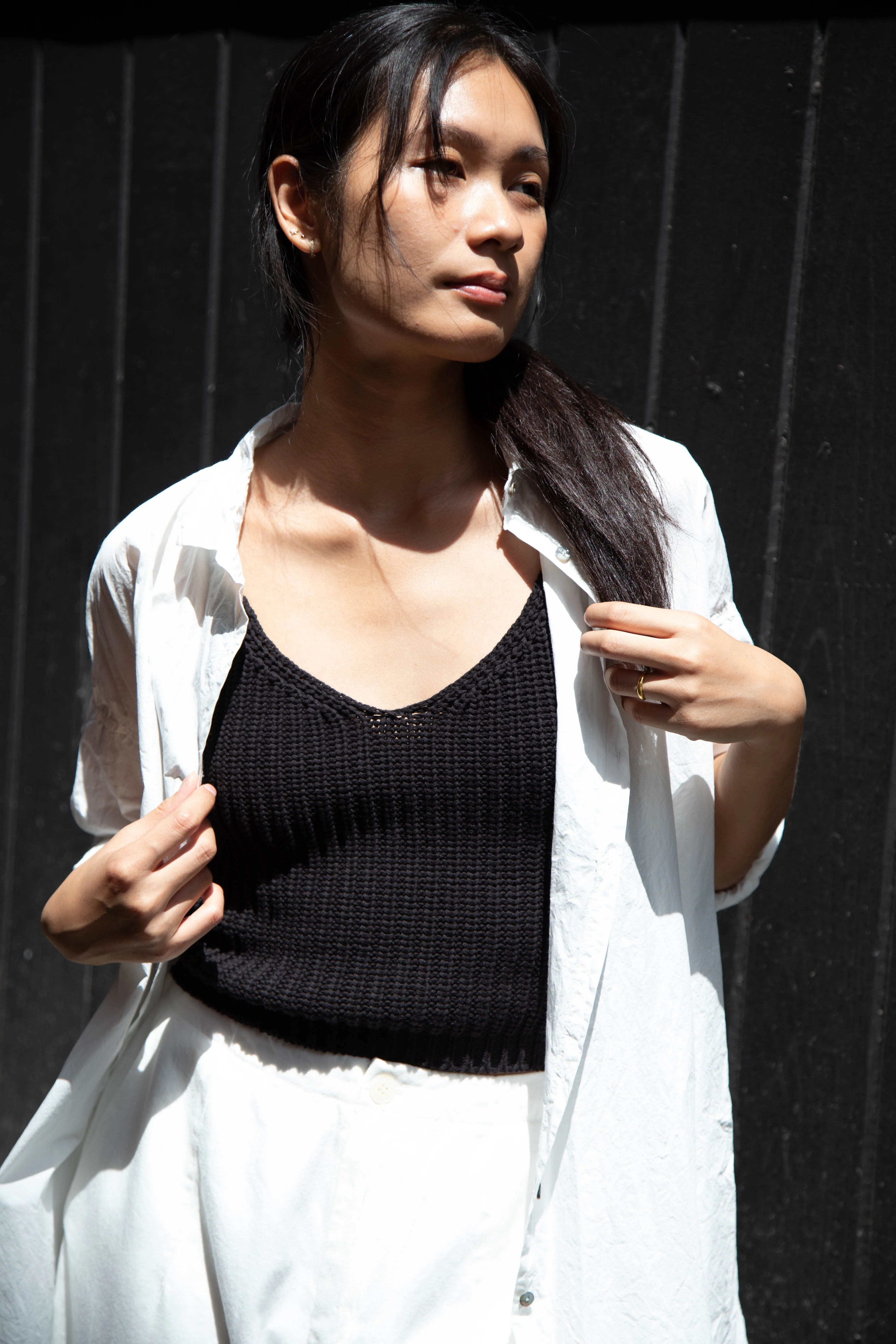 Album di Famiglia | TC Cotton Long Shirt Dress in Milk White - Image 12