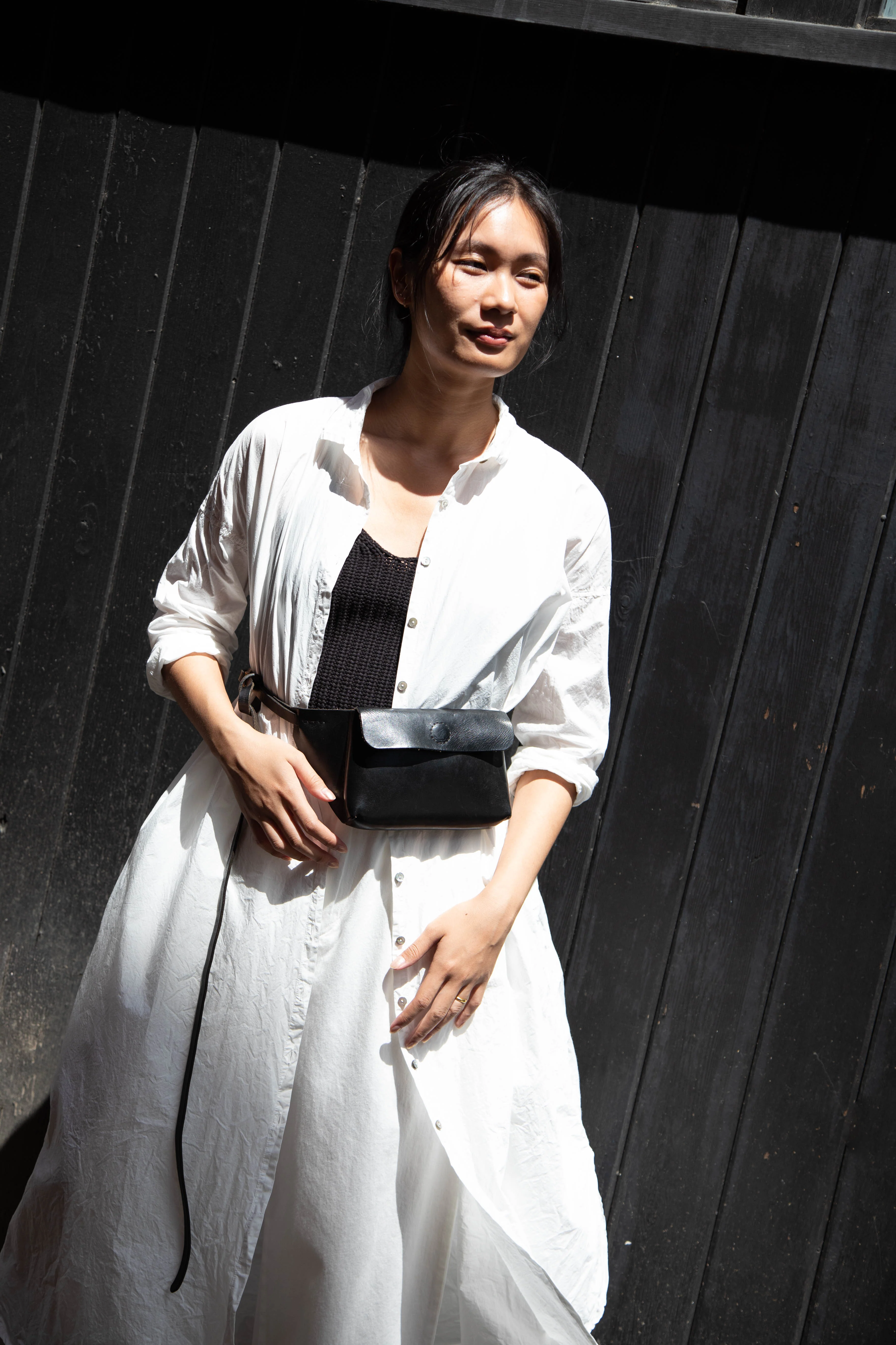 Album di Famiglia | TC Cotton Long Shirt Dress in Milk White - Image 14