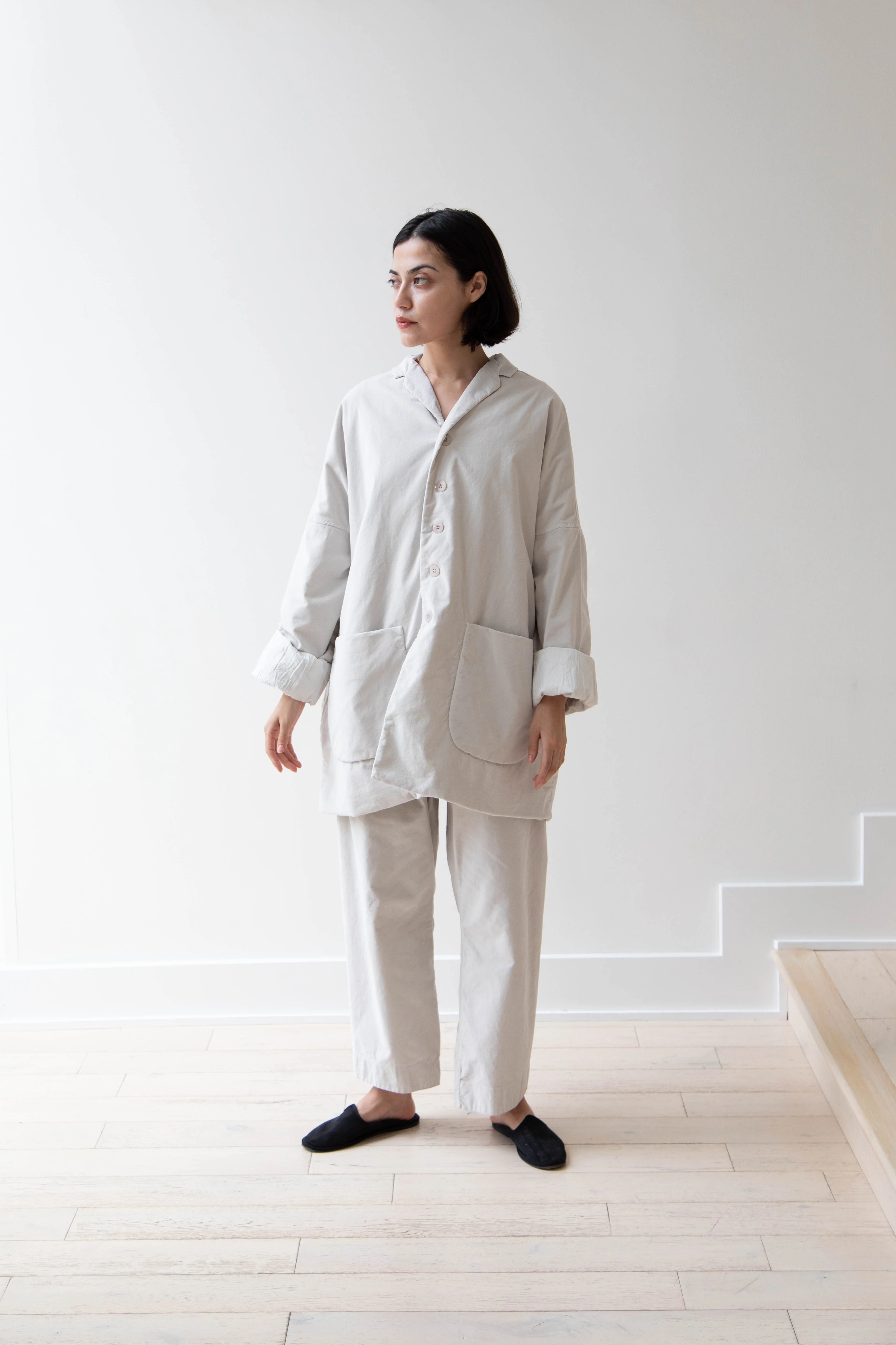 Album di Famiglia | Velvet Big Blazer in Fog - Image 54