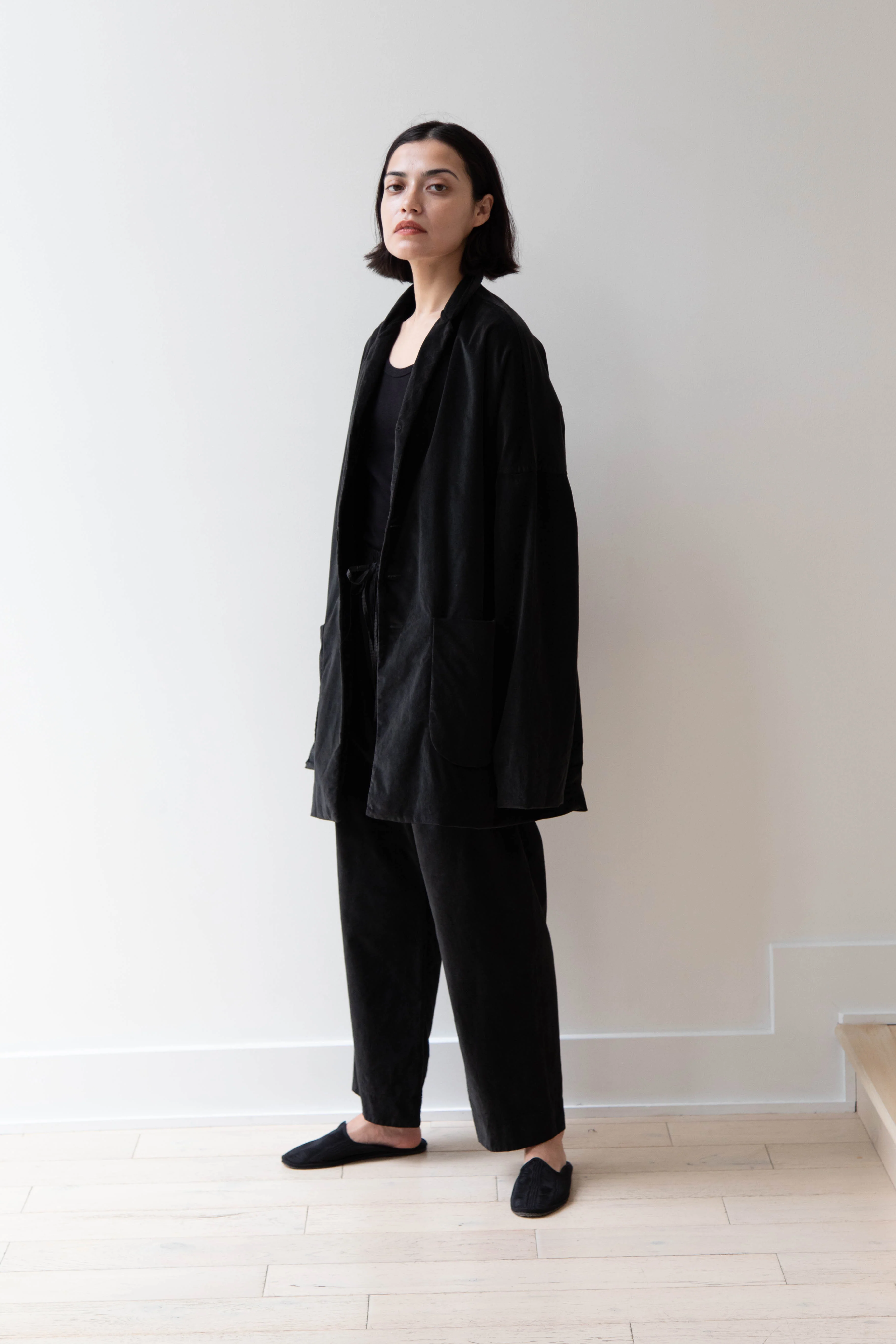 Album di Famiglia | Velvet Big Blazer in Slate - Image 11