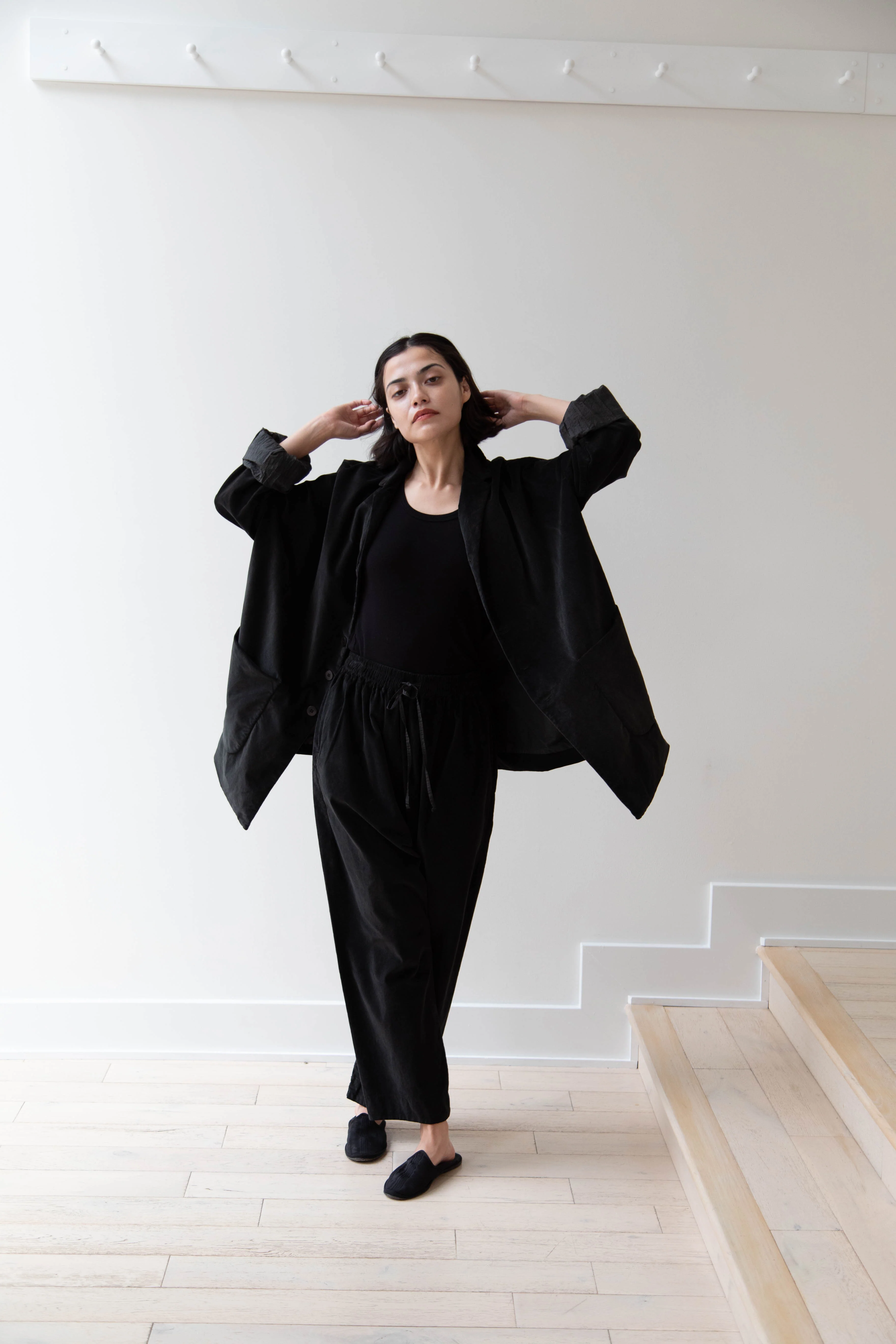 Album di Famiglia | Velvet Big Blazer in Slate - Image 31