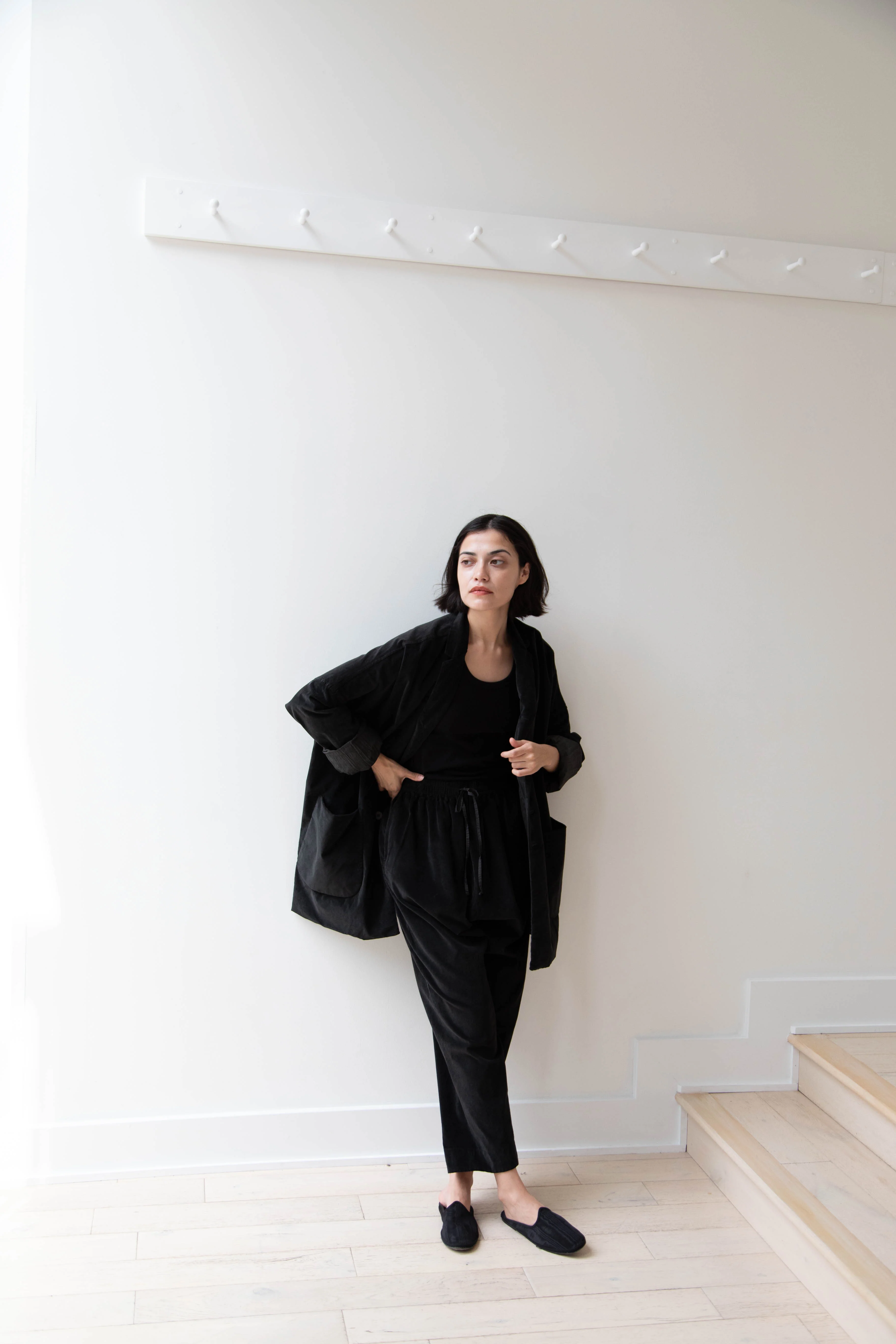 Album di Famiglia | Velvet Big Blazer in Slate - Image 32
