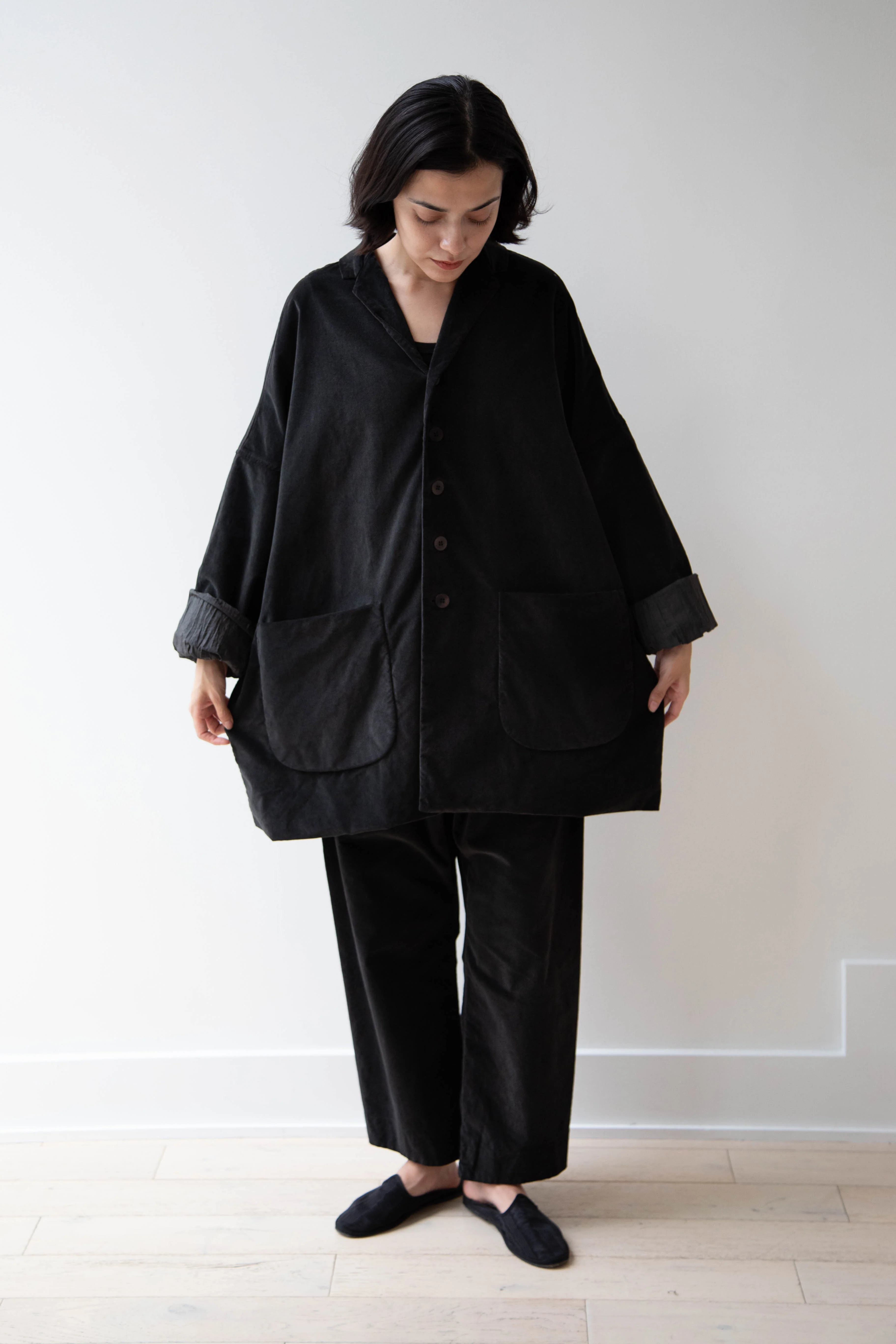 Album di Famiglia | Velvet Big Blazer in Slate - Image 52