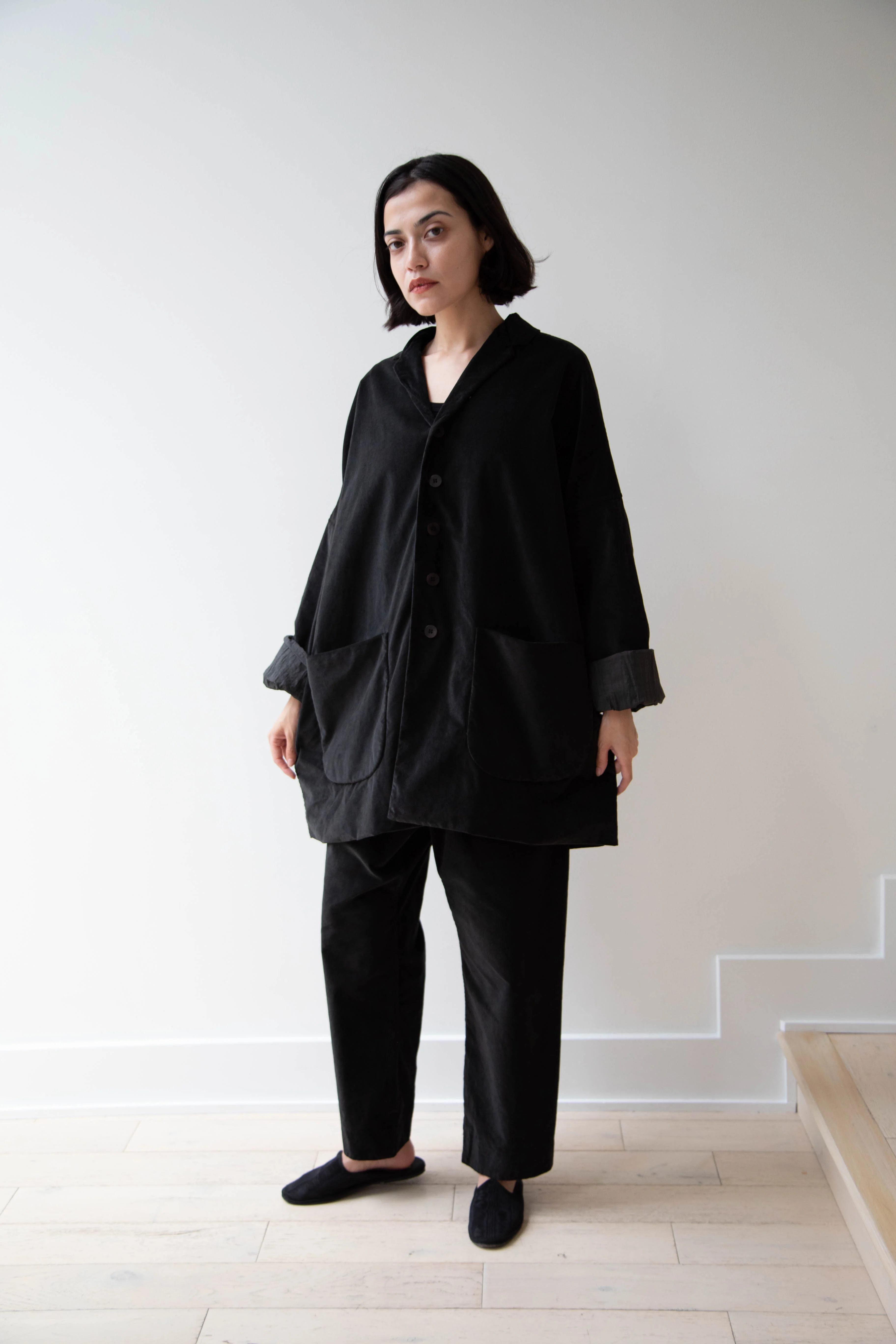 Album di Famiglia | Velvet Big Blazer in Slate - Image 53