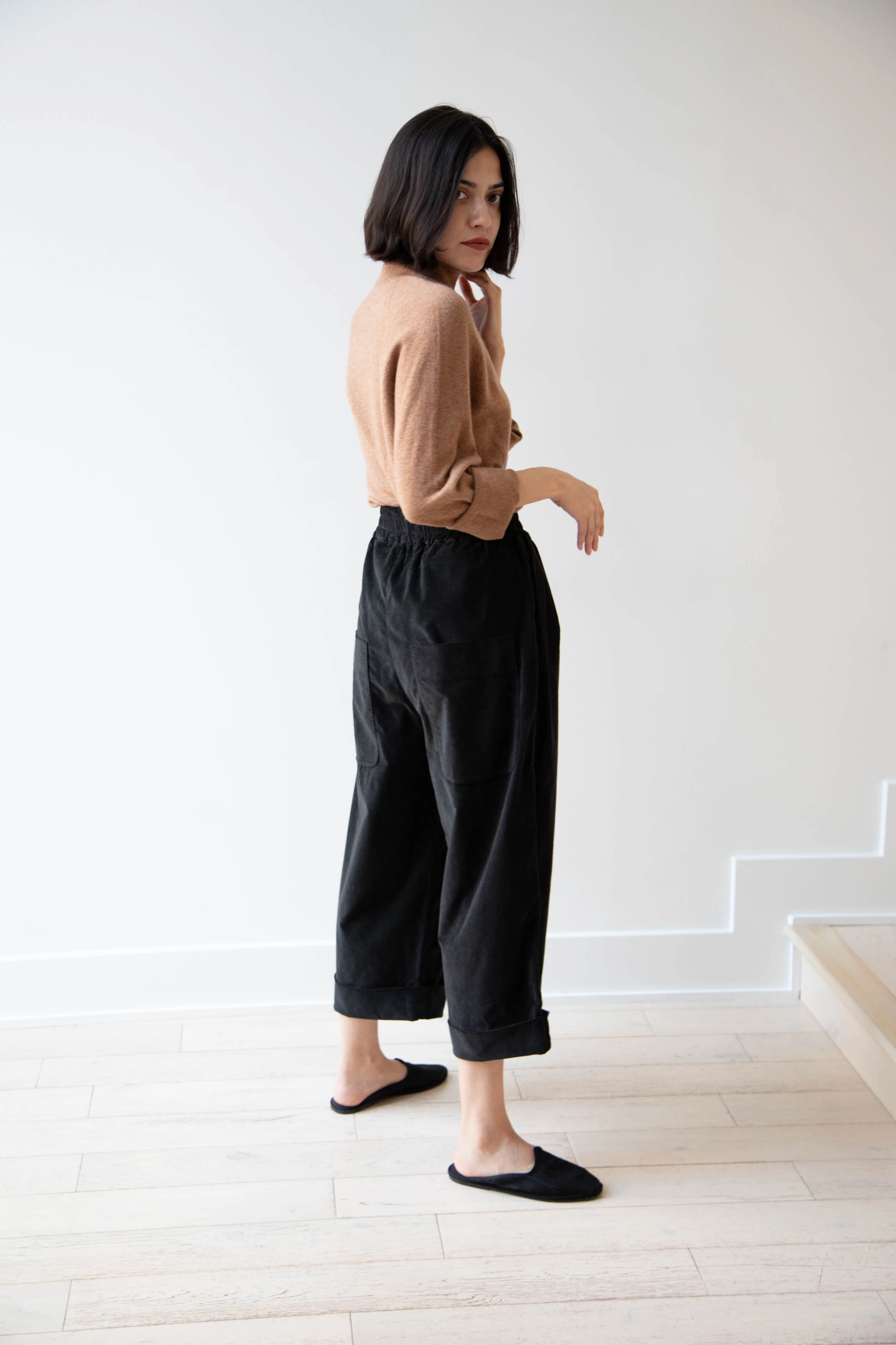 Album di Famiglia | Velvet Bragoni Pants in Slate - Image 16