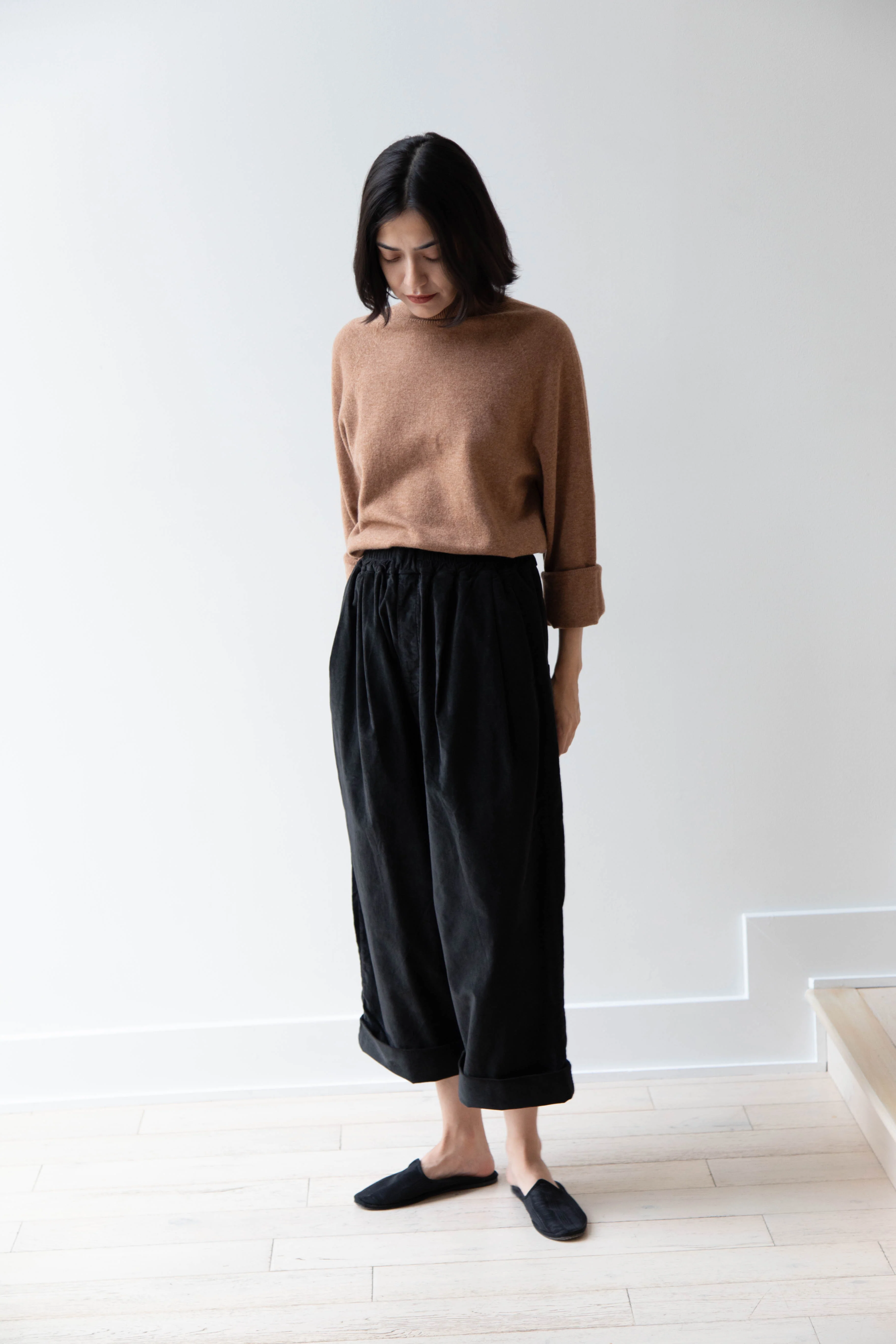 Album di Famiglia | Velvet Bragoni Pants in Slate - Image 6