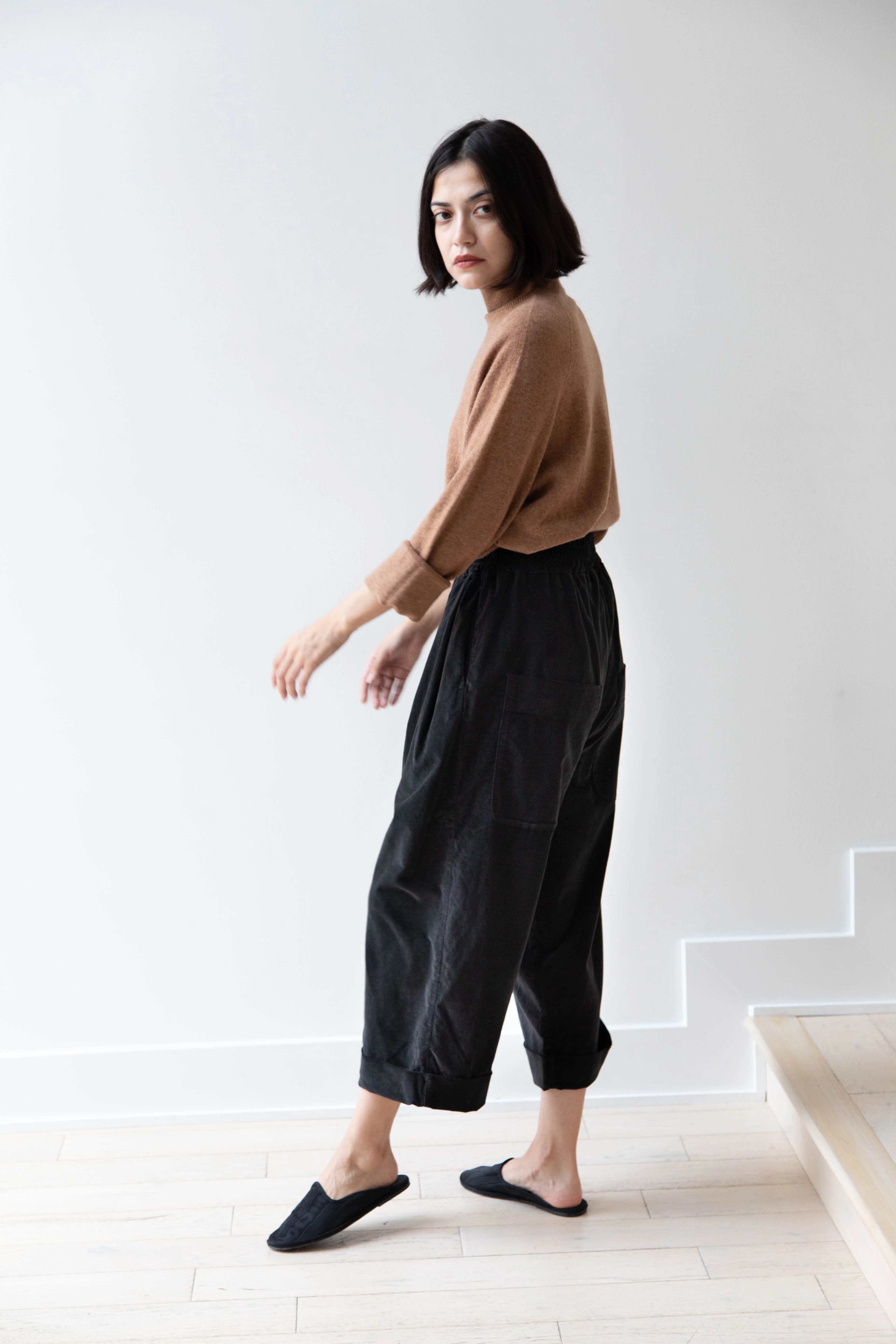 Album di Famiglia | Velvet Bragoni Pants in Slate - Image 7