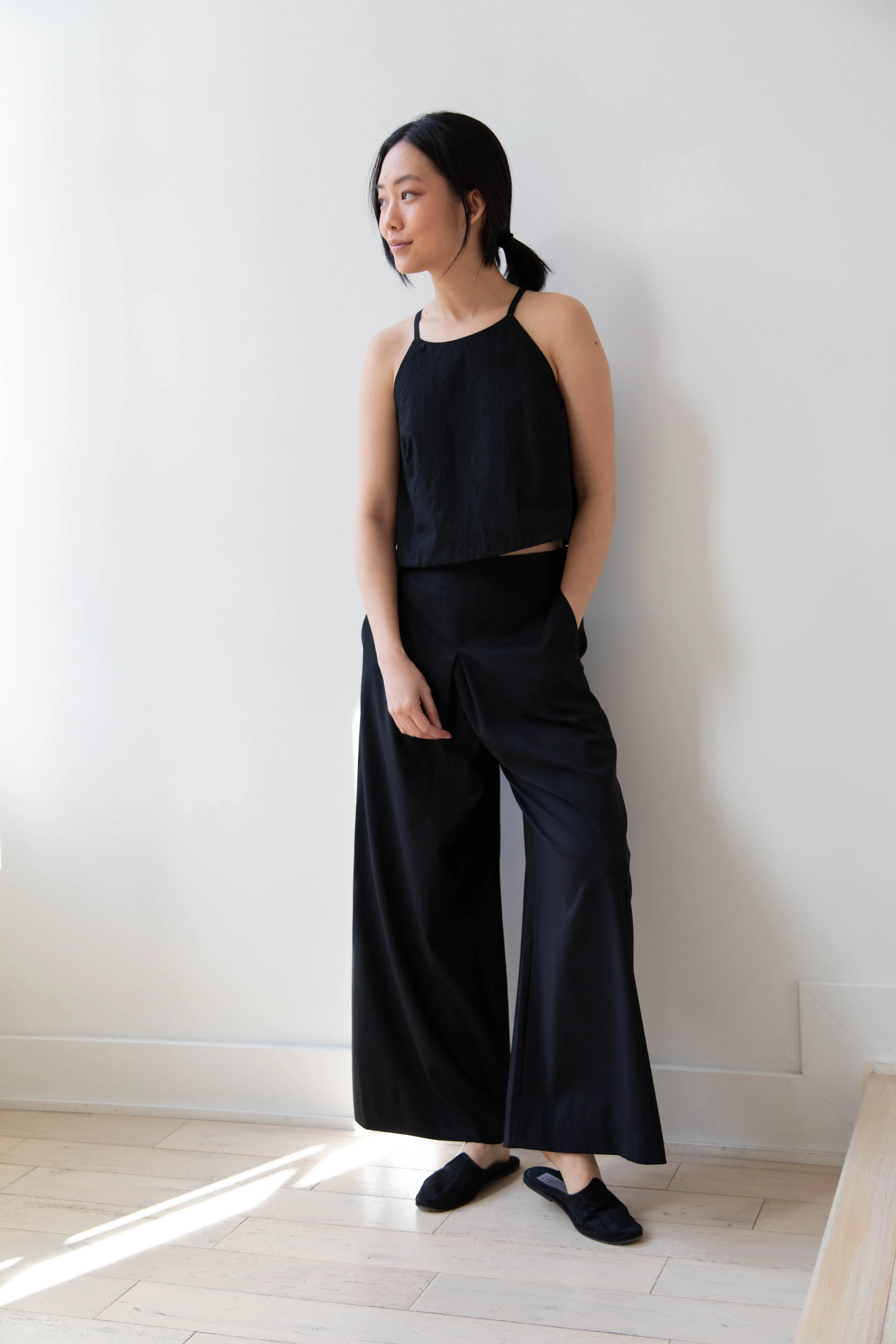 Arts & Science | Back Gum Tuck Culottes in Black - Image 14