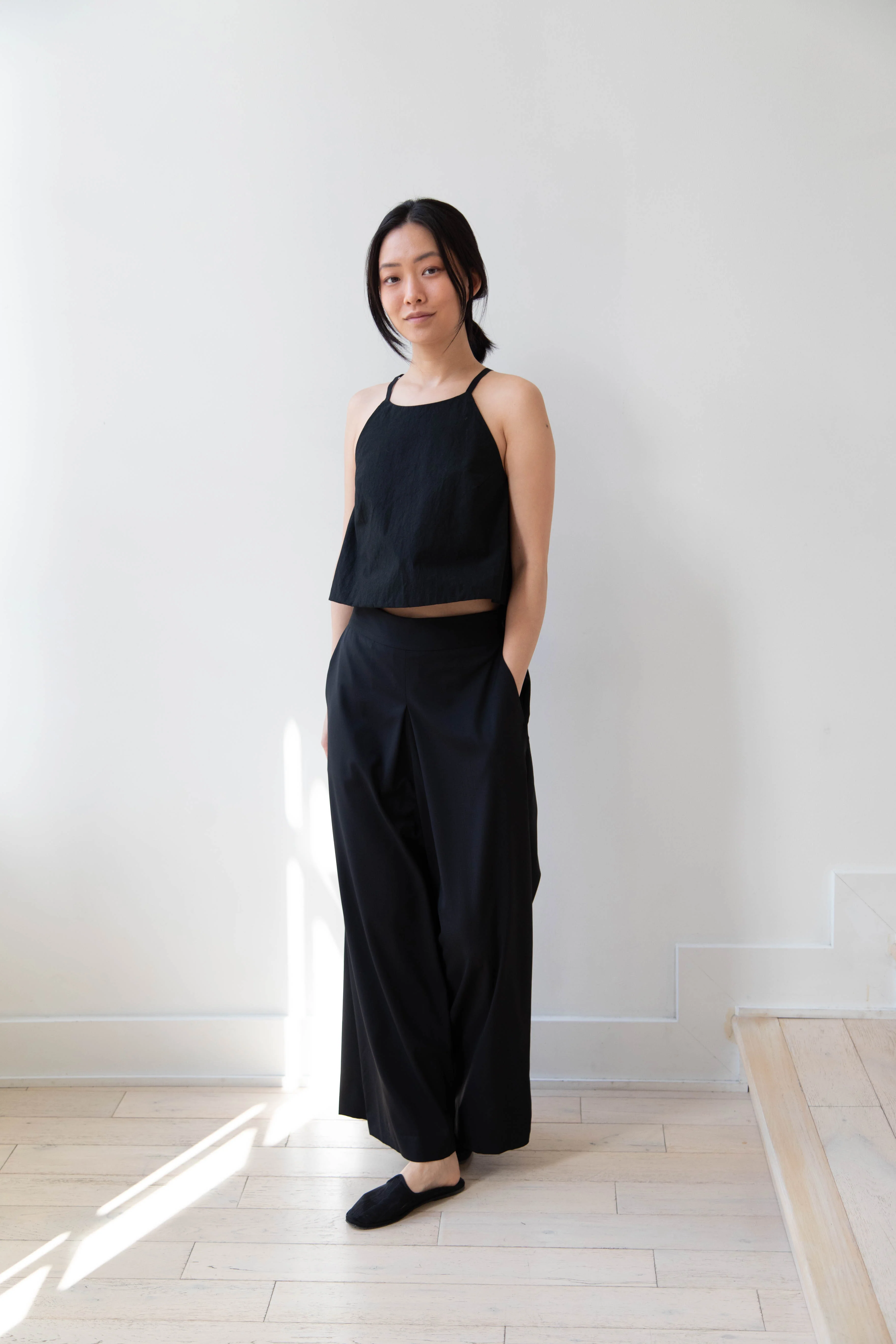 Arts & Science | Back Gum Tuck Culottes in Black - Image 6