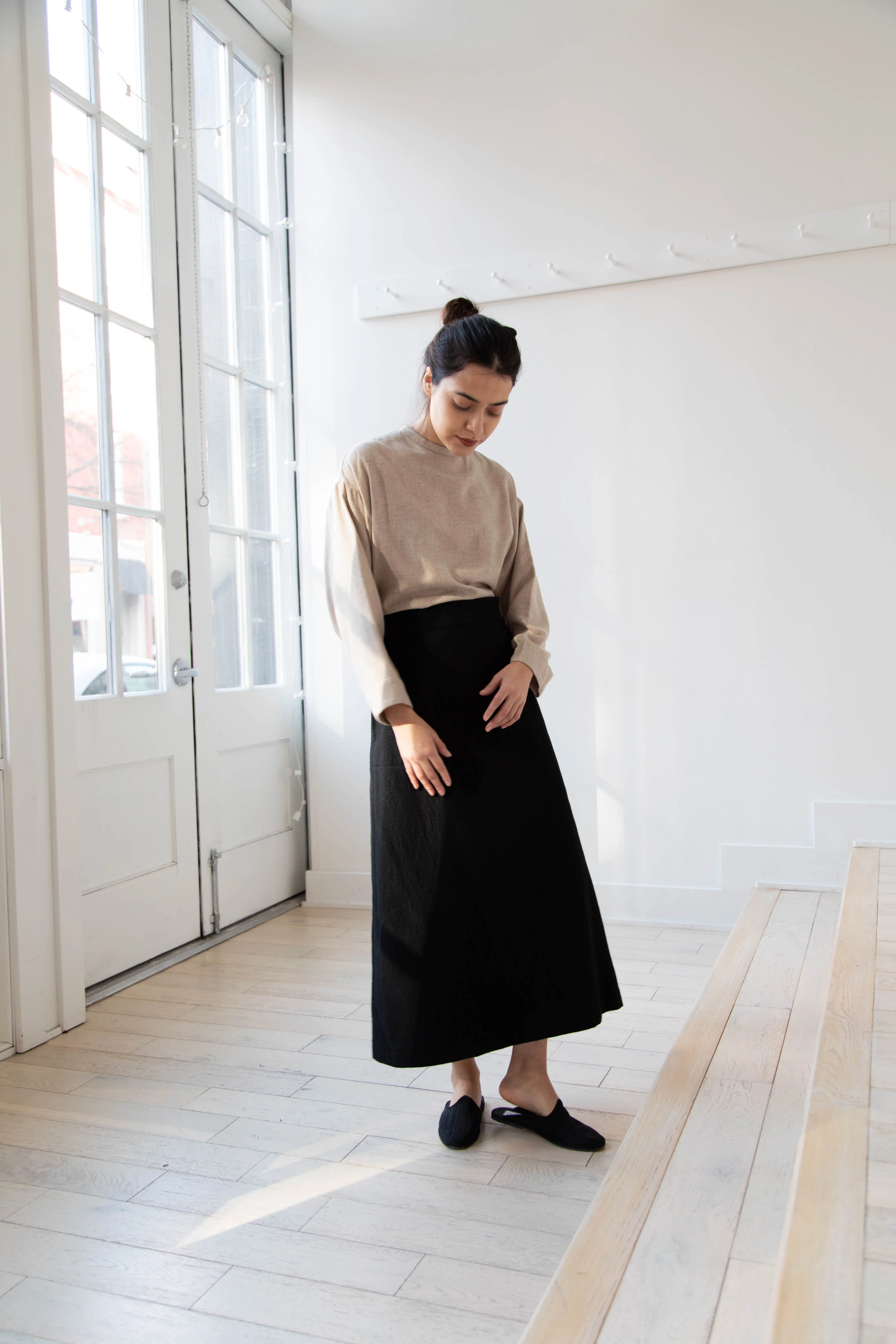 Arts & Science Flared Skirt in Wool - Image 10
