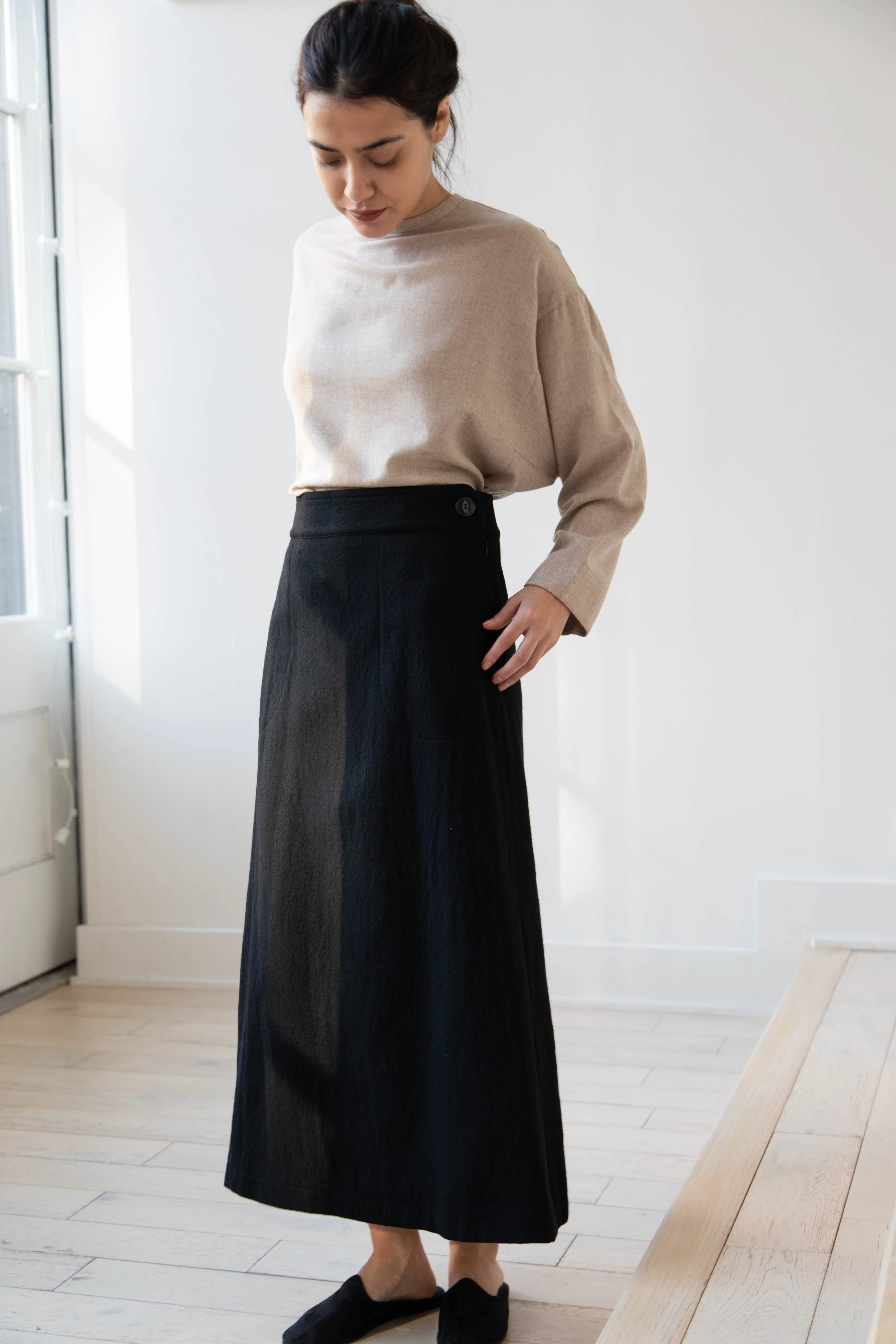 Arts & Science Flared Skirt in Wool - Image 12