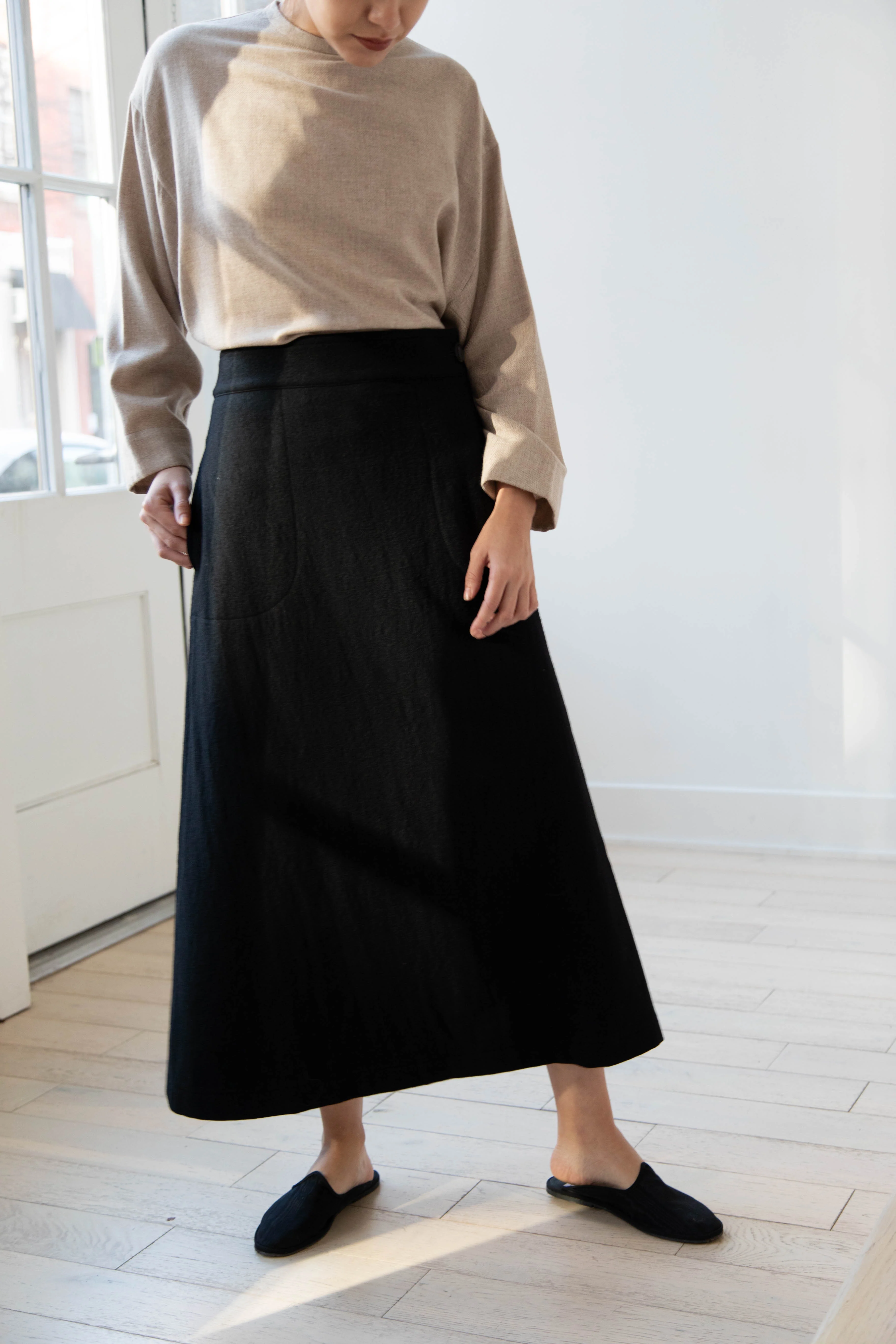 Arts & Science Flared Skirt in Wool - Image 13