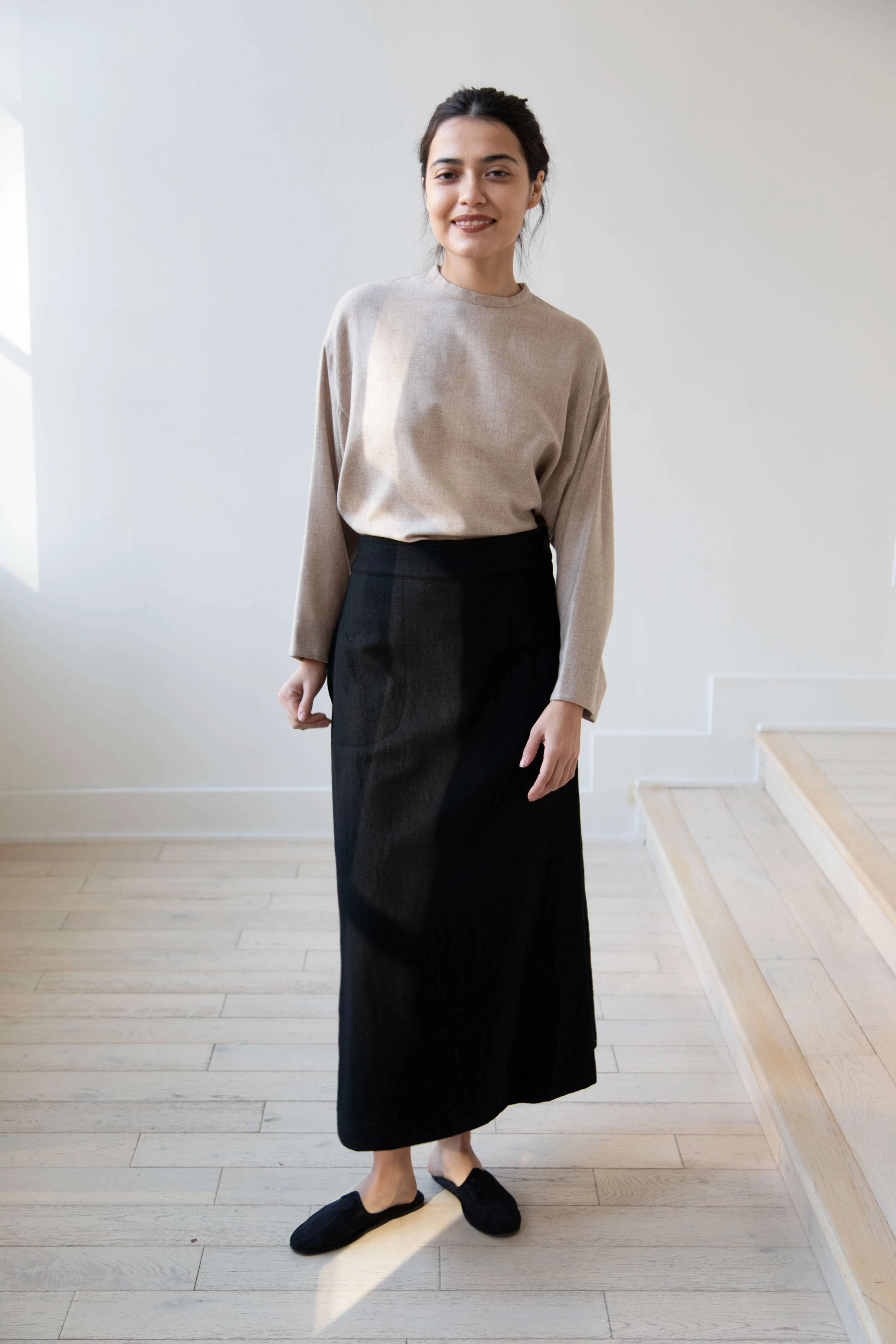 Arts & Science Flared Skirt in Wool - Image 15