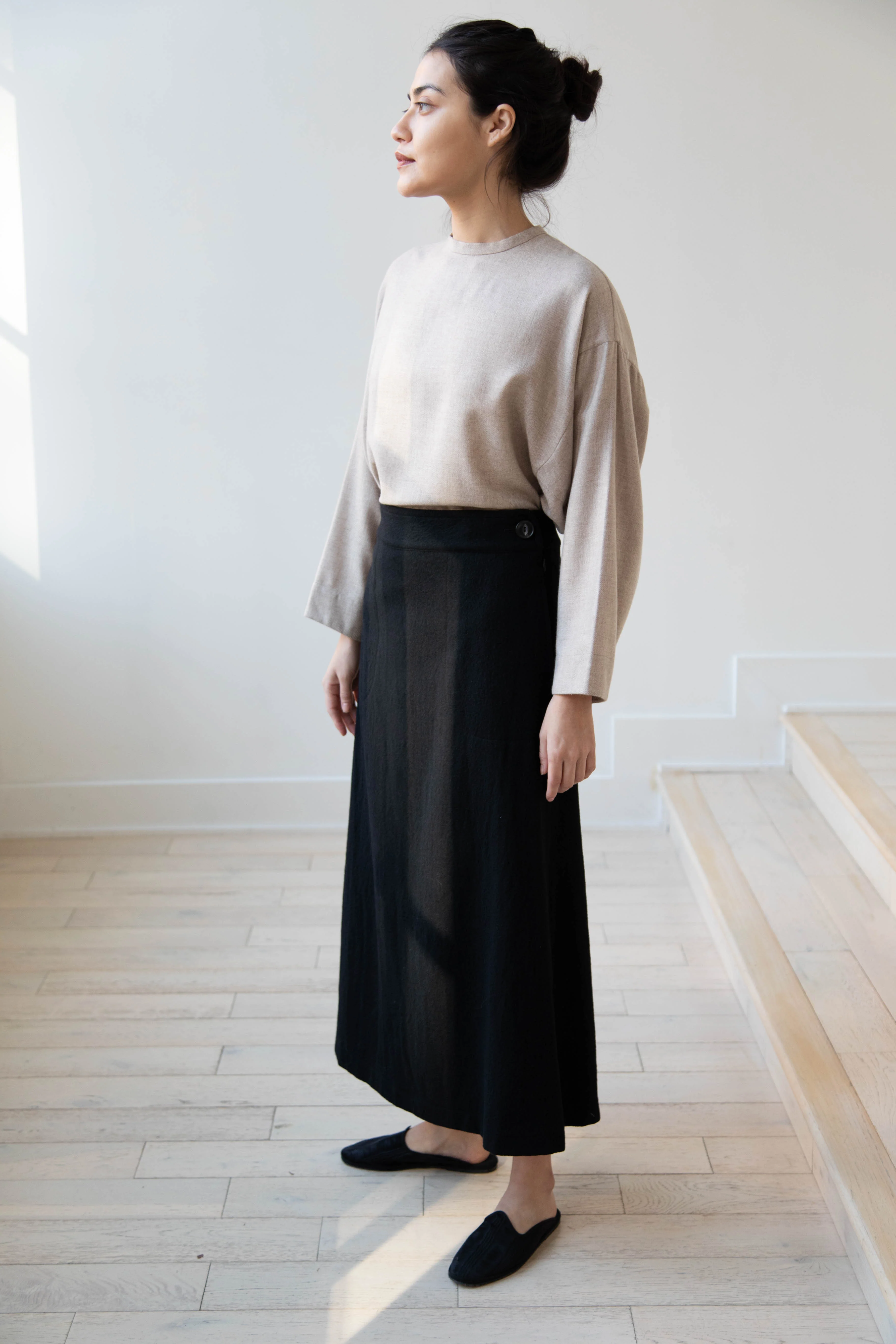 Arts & Science Flared Skirt in Wool - Image 16