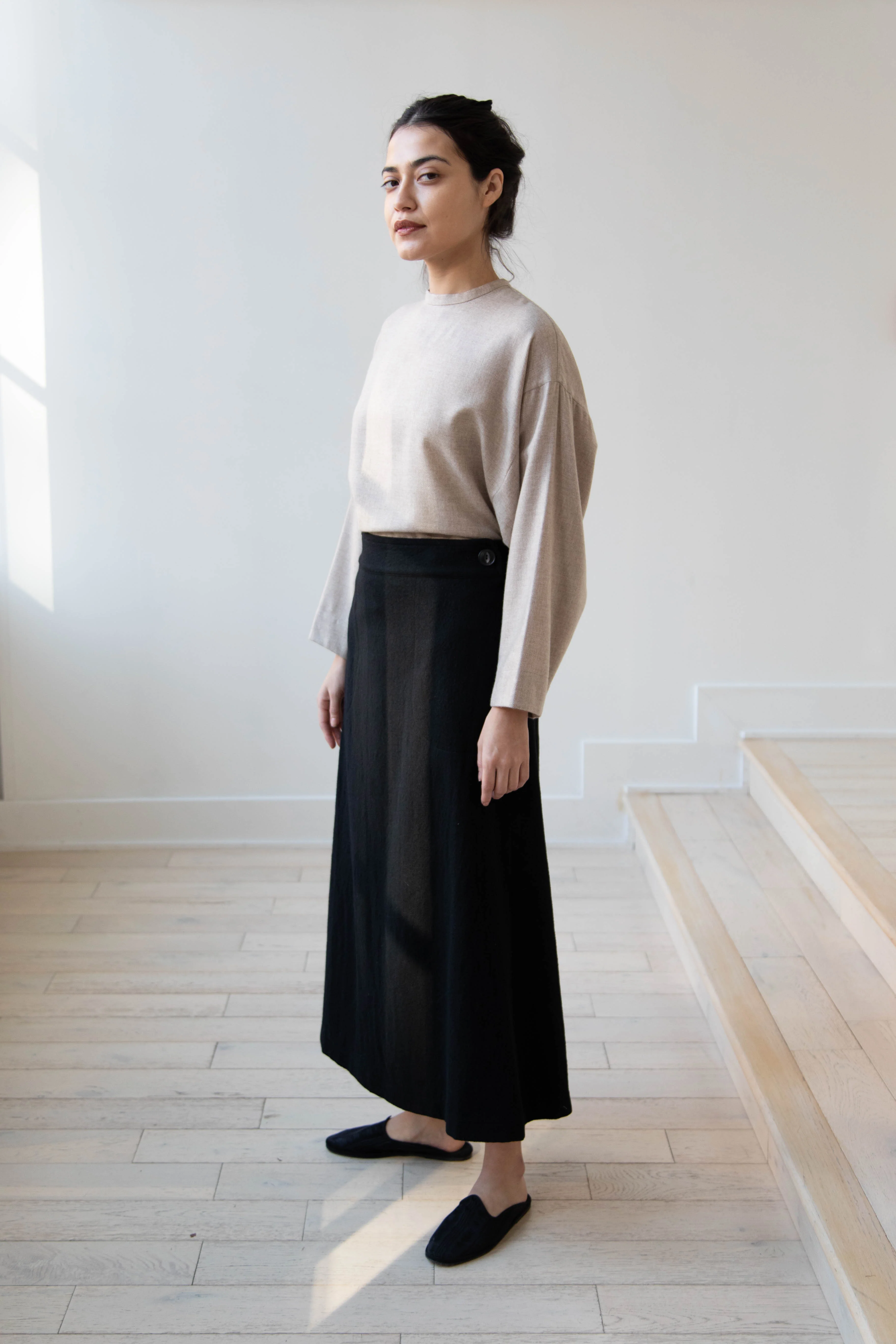 Arts & Science Flared Skirt in Wool - Image 17