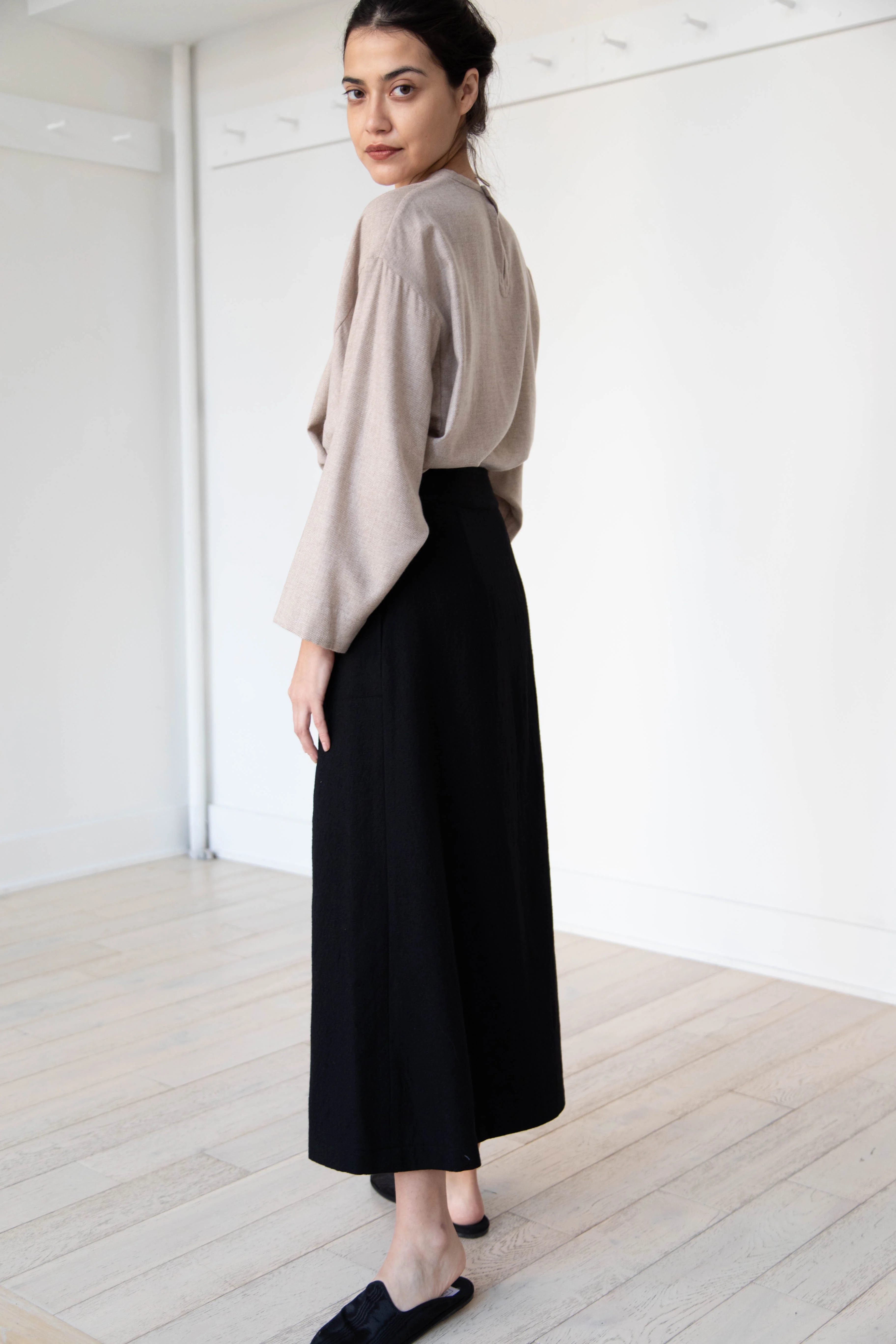 Arts & Science Flared Skirt in Wool - Image 27