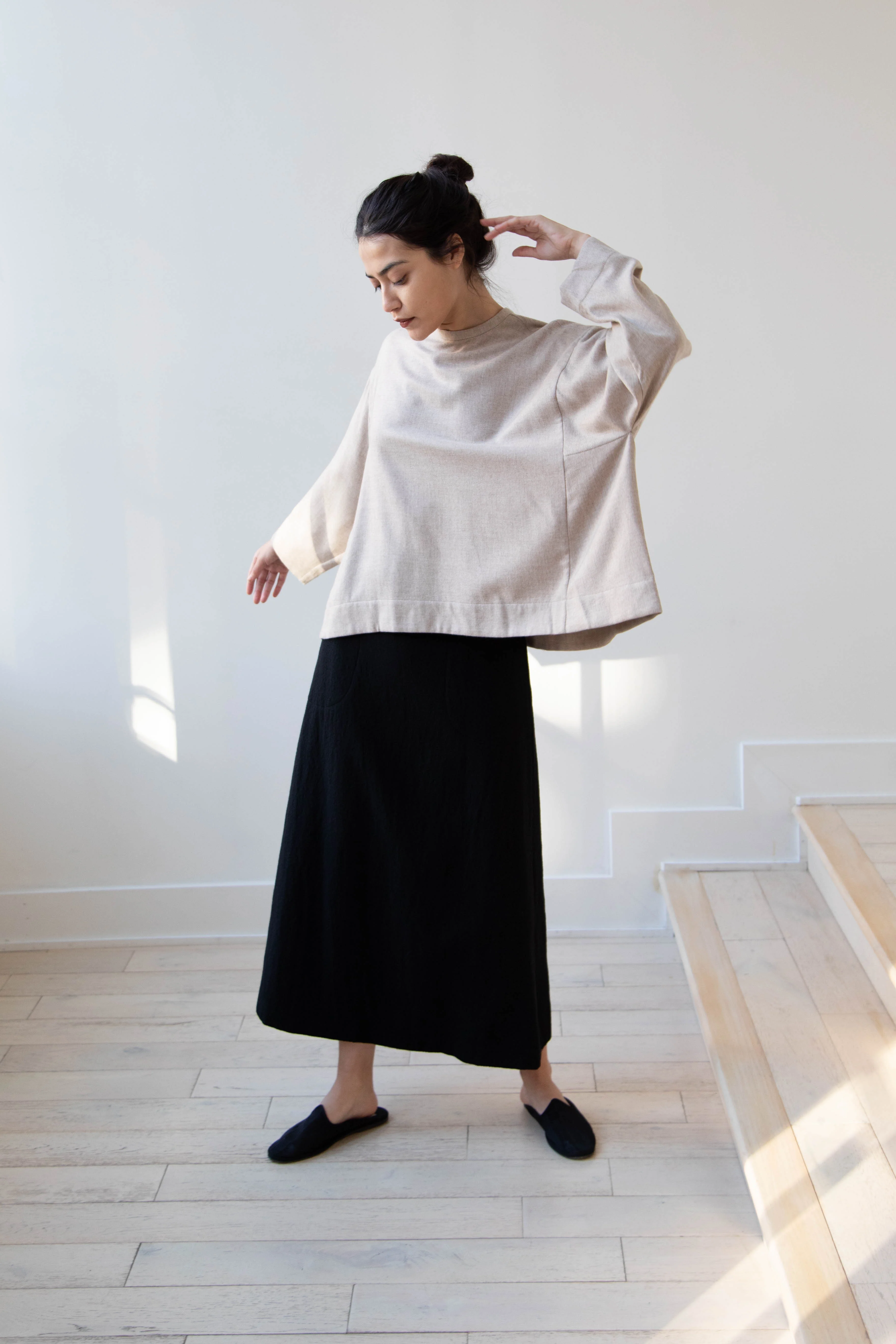Arts & Science Flared Skirt in Wool - Image 29