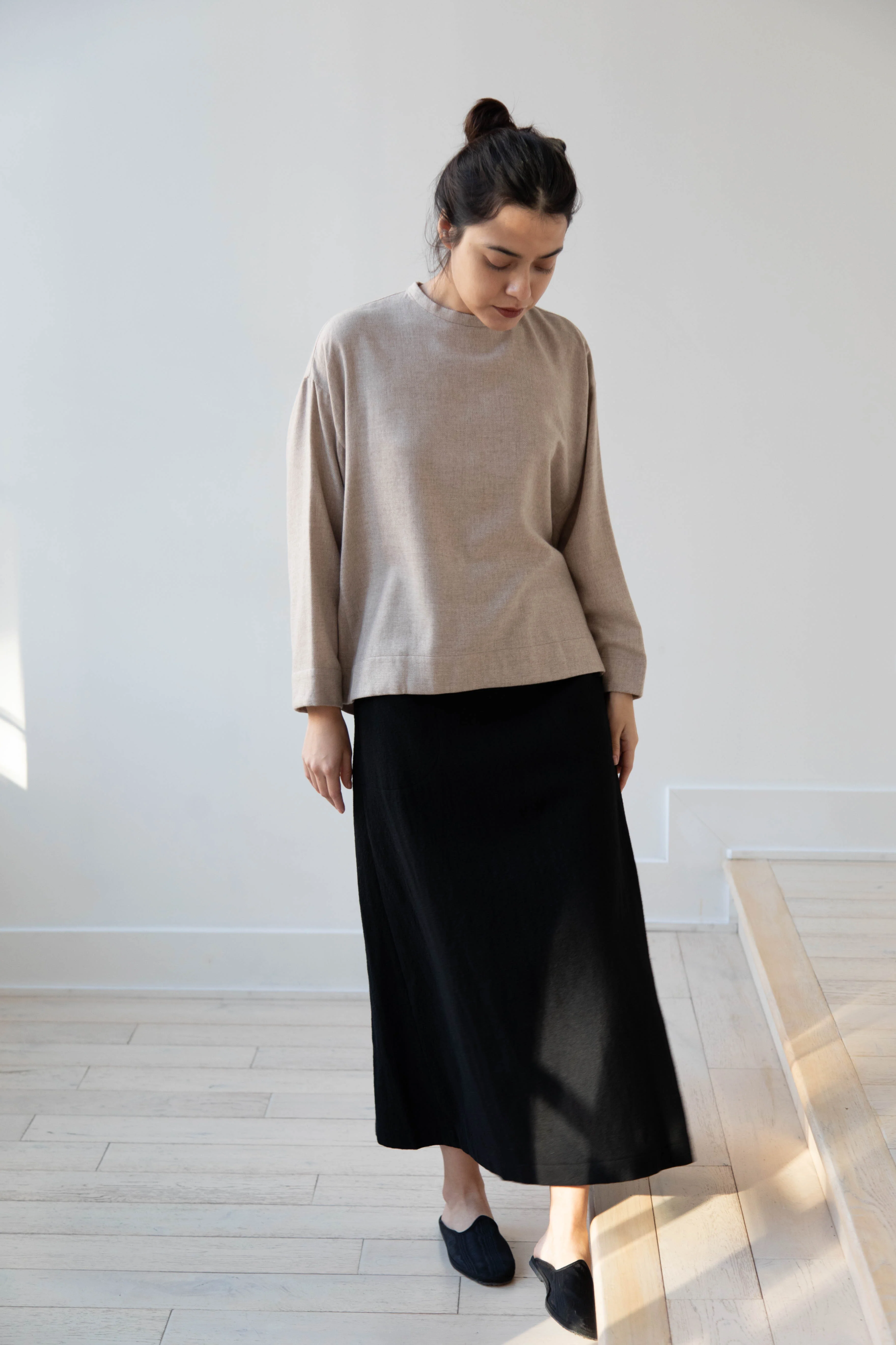 Arts & Science Flared Skirt in Wool - Image 31