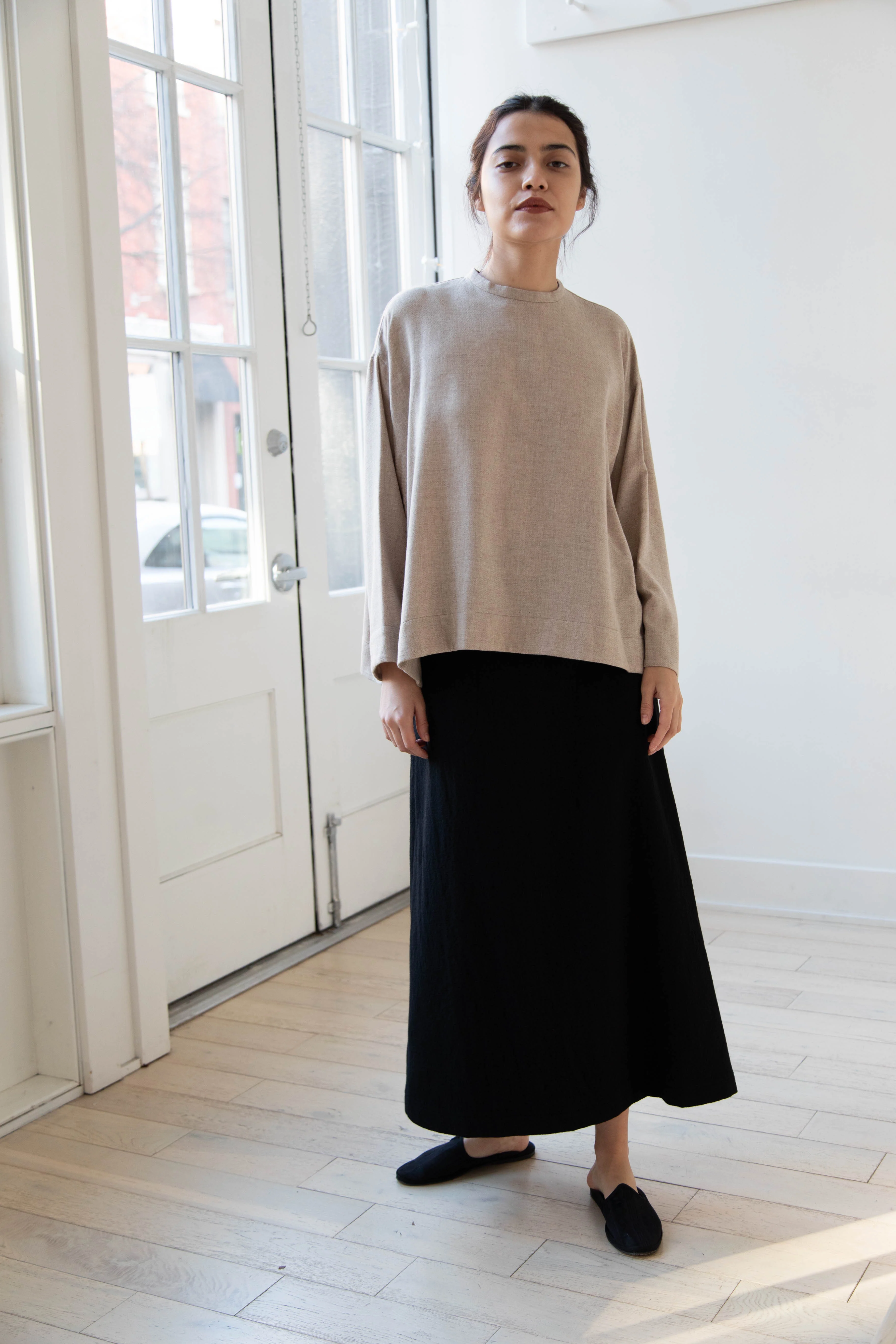 Arts & Science Flared Skirt in Wool - Image 35