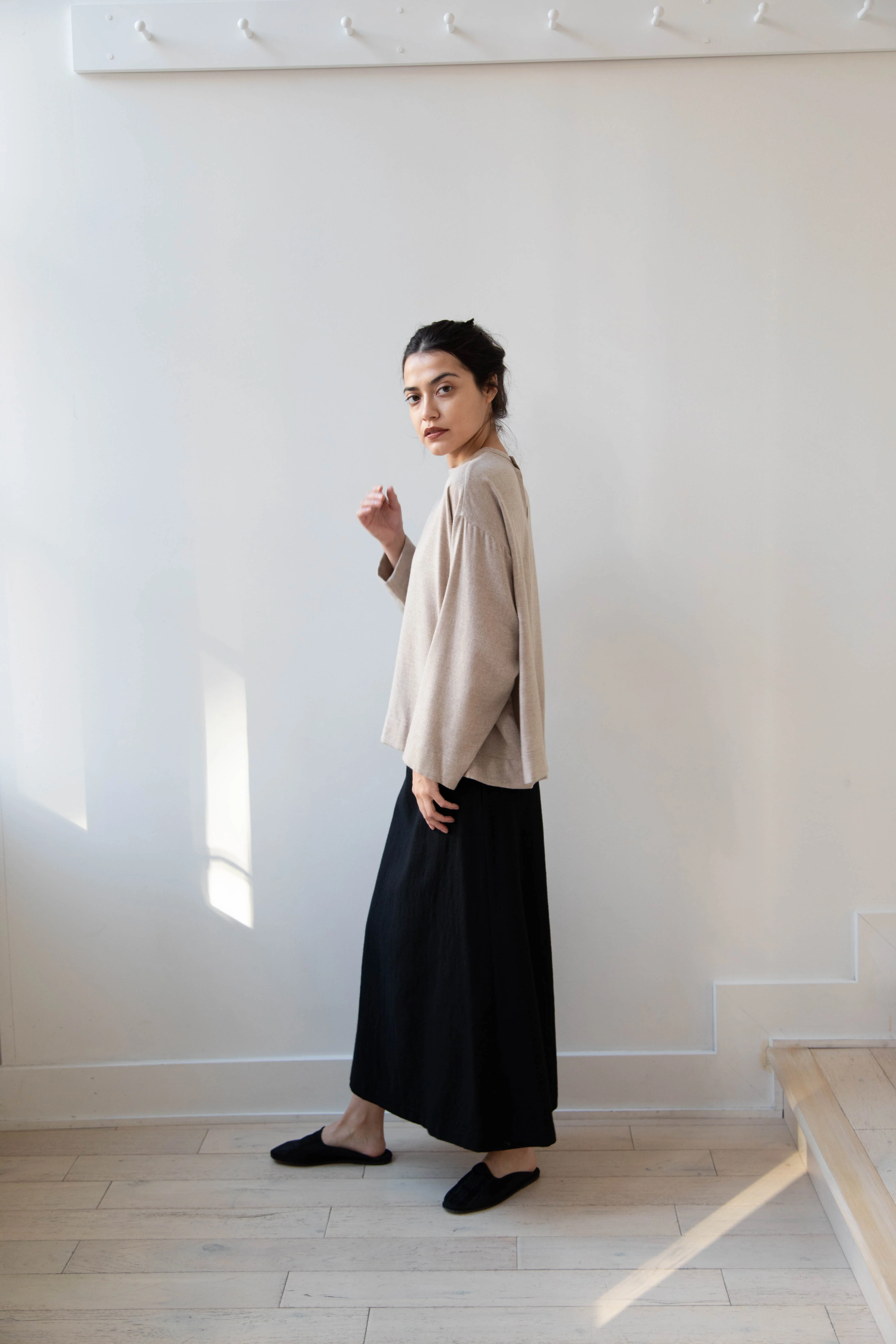 Arts & Science Flared Skirt in Wool - Image 37