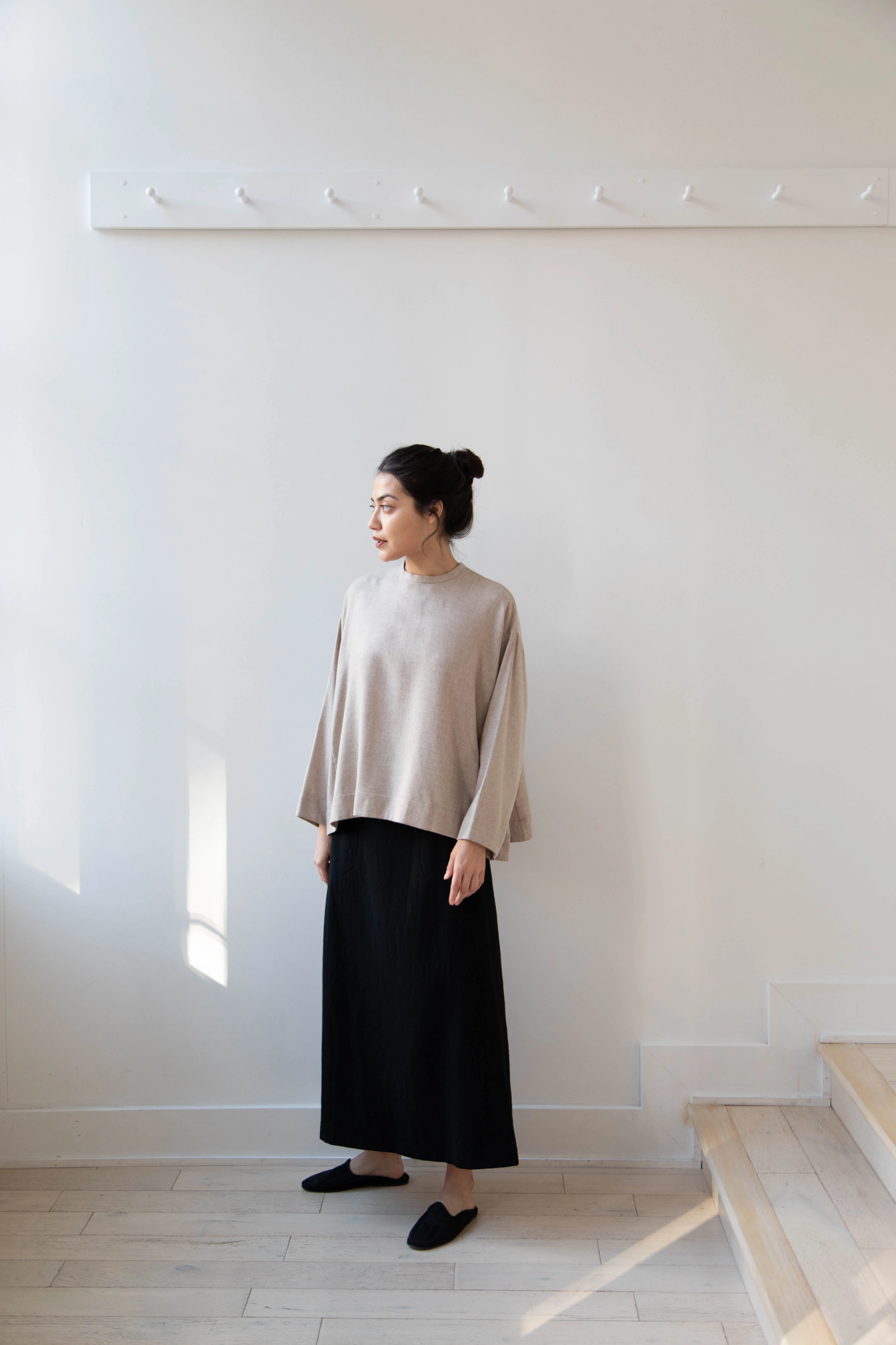 Arts & Science Flared Skirt in Wool - Image 38