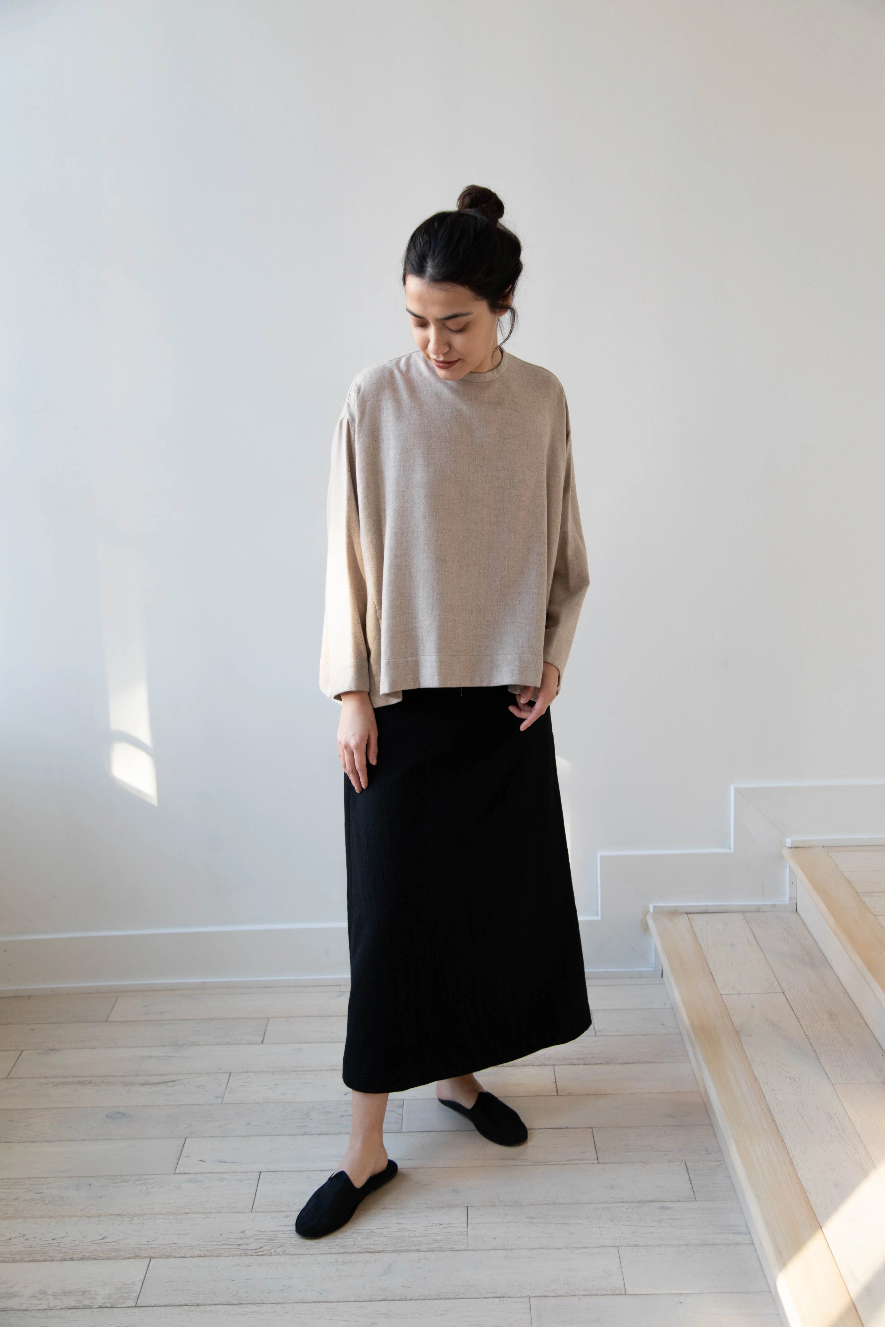 Arts & Science Flared Skirt in Wool - Image 40