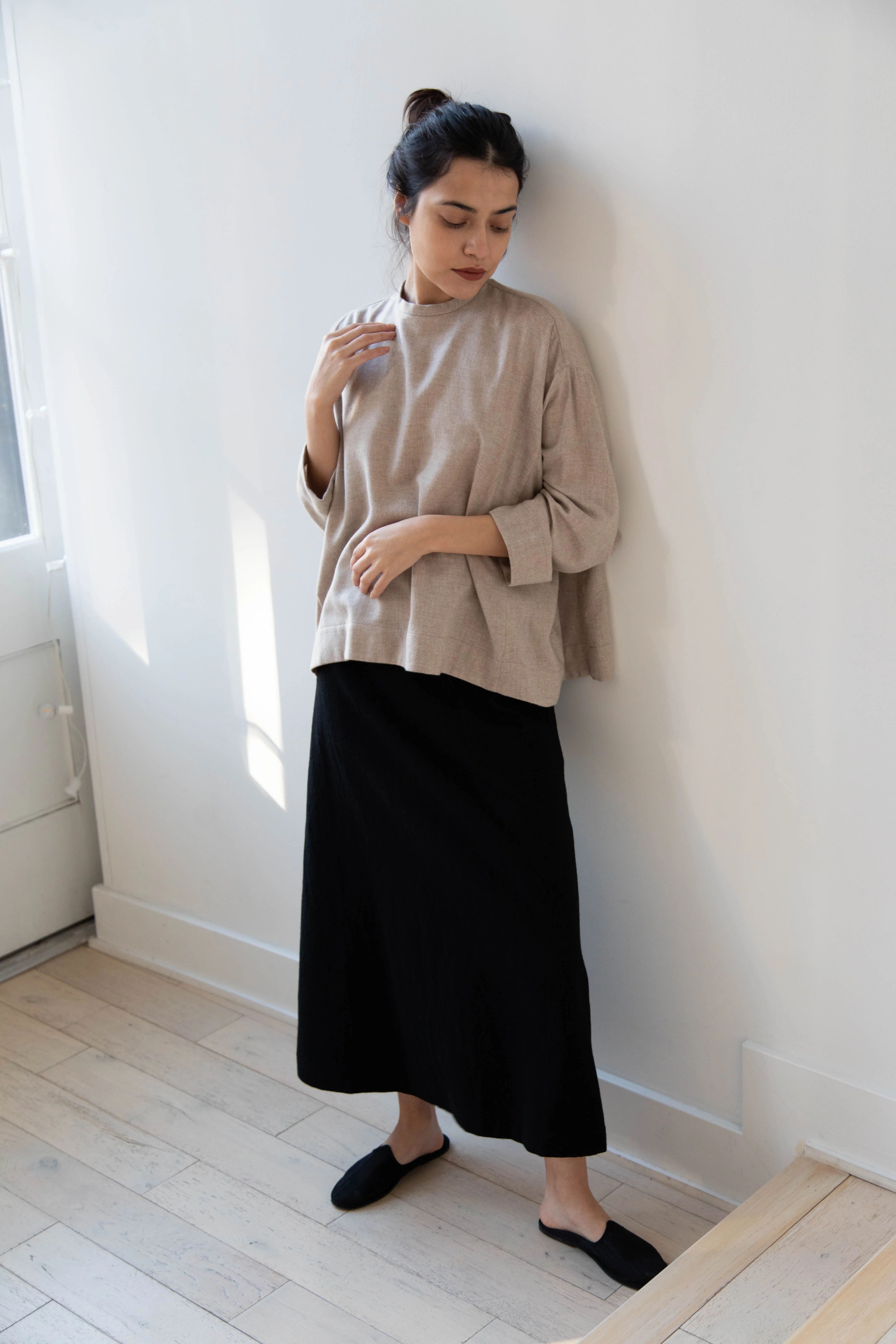 Arts & Science Flared Skirt in Wool - Image 42
