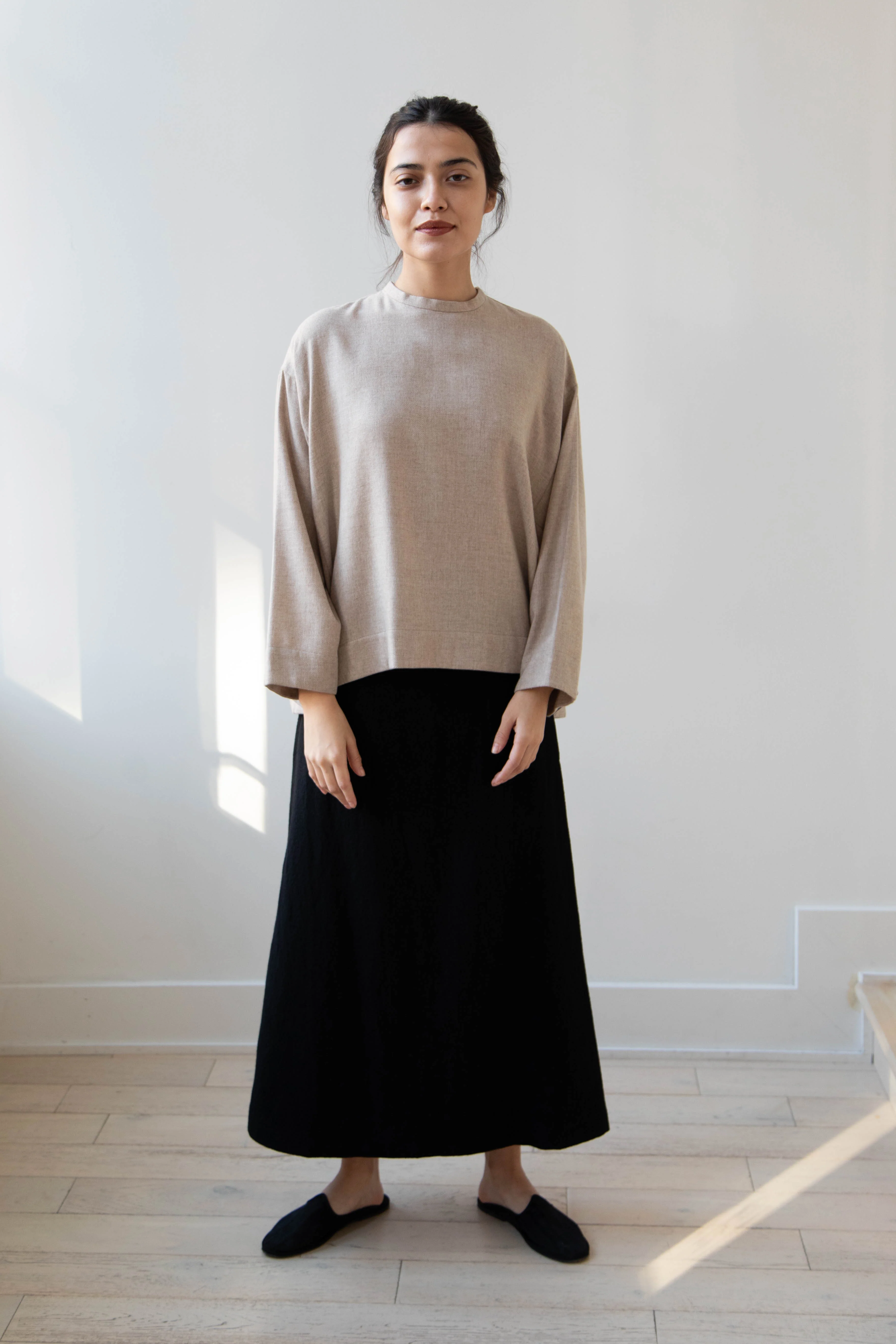 Arts & Science Flared Skirt in Wool - Image 43