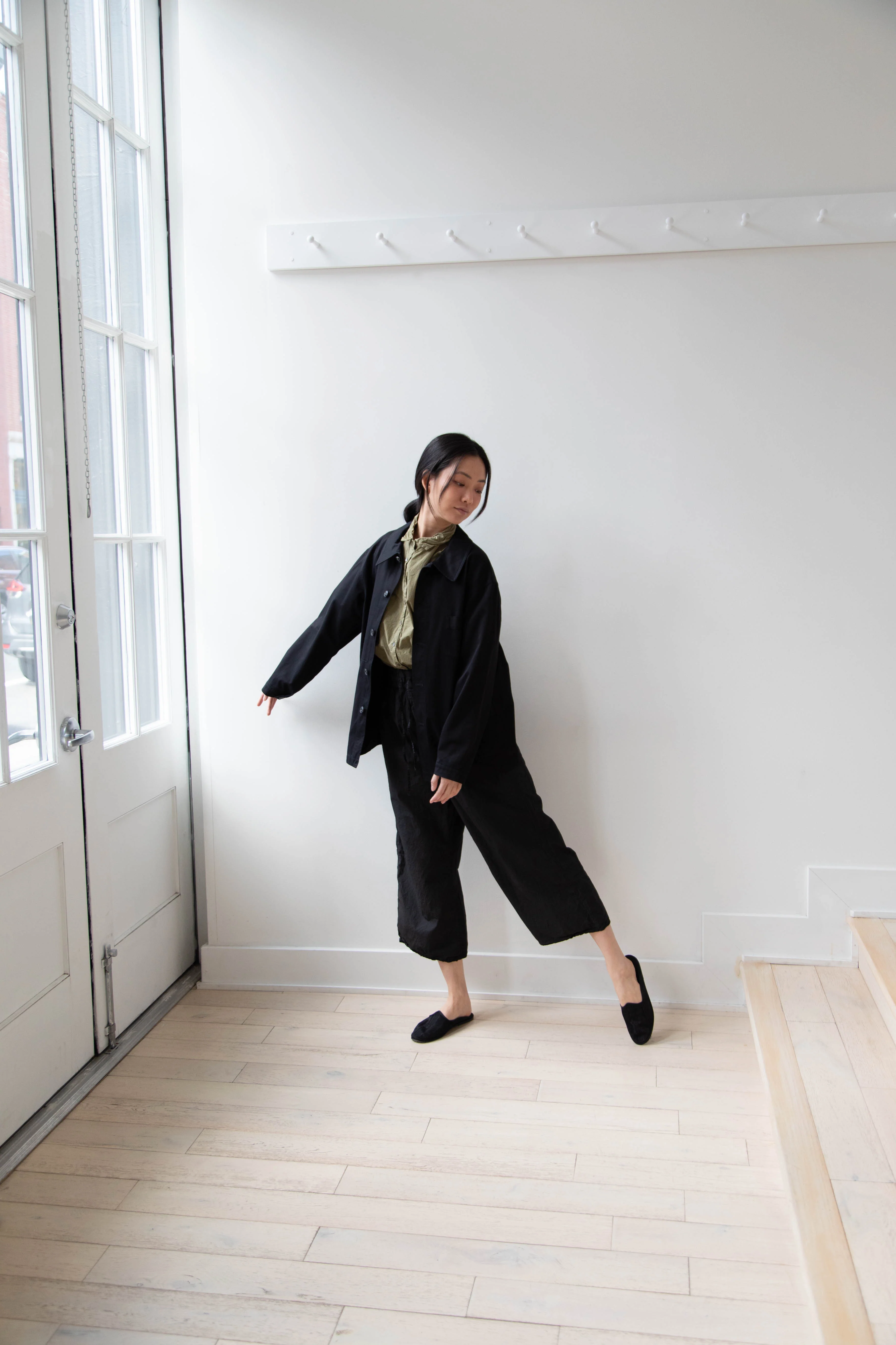 Arts & Science | French Work Jacket in Black - Image 10