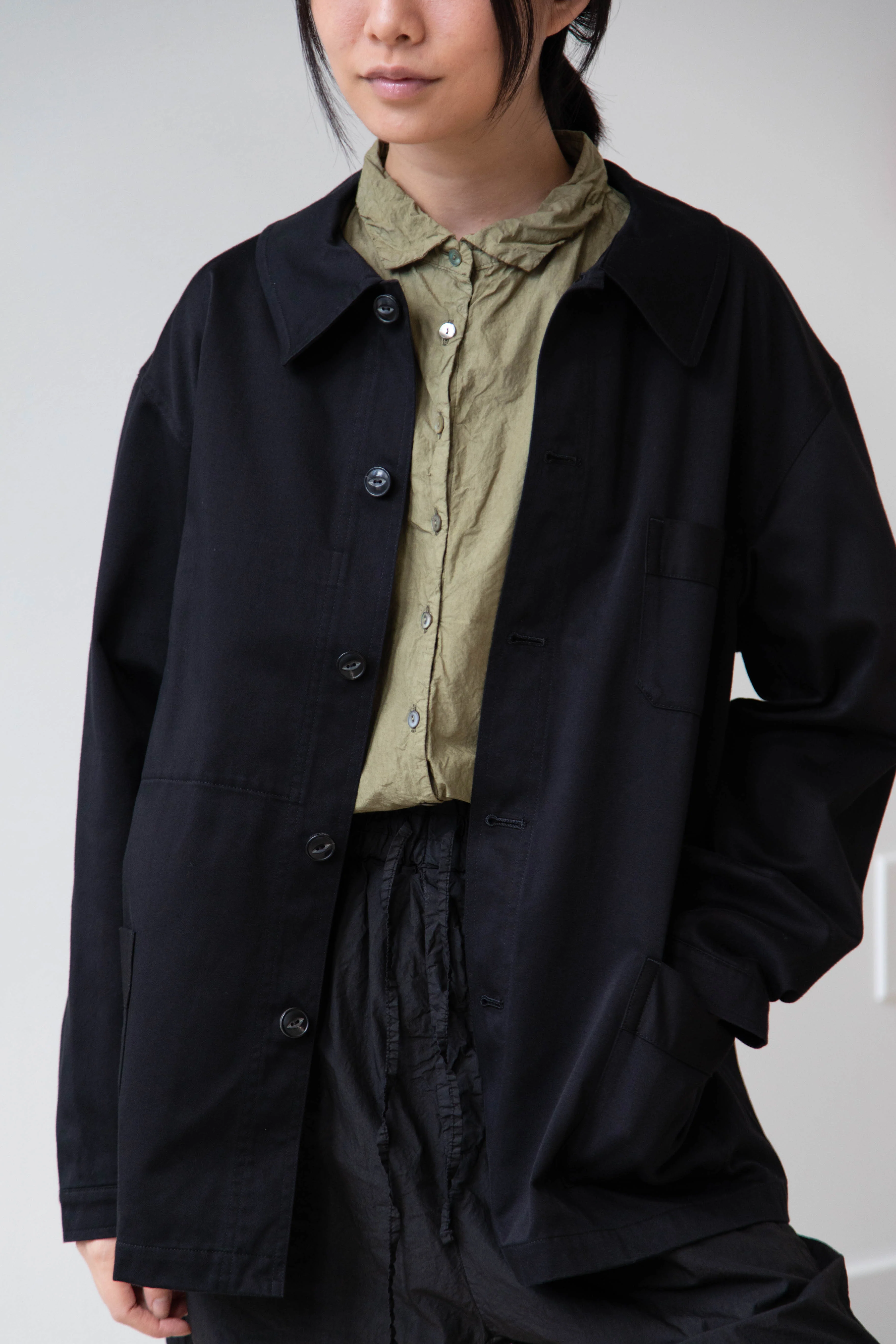 Arts & Science | French Work Jacket in Black - Image 14