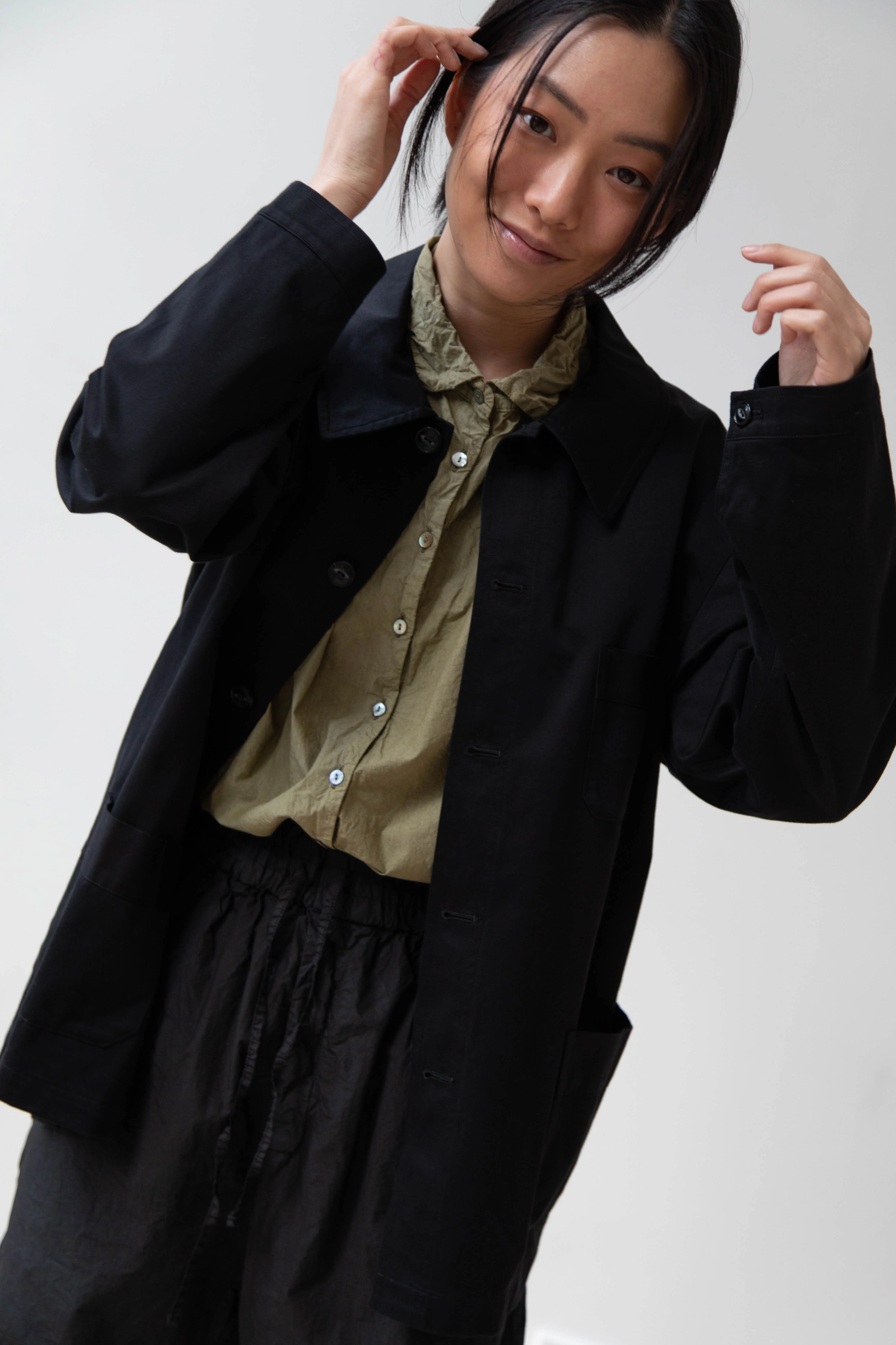Arts & Science | French Work Jacket in Black - Image 17