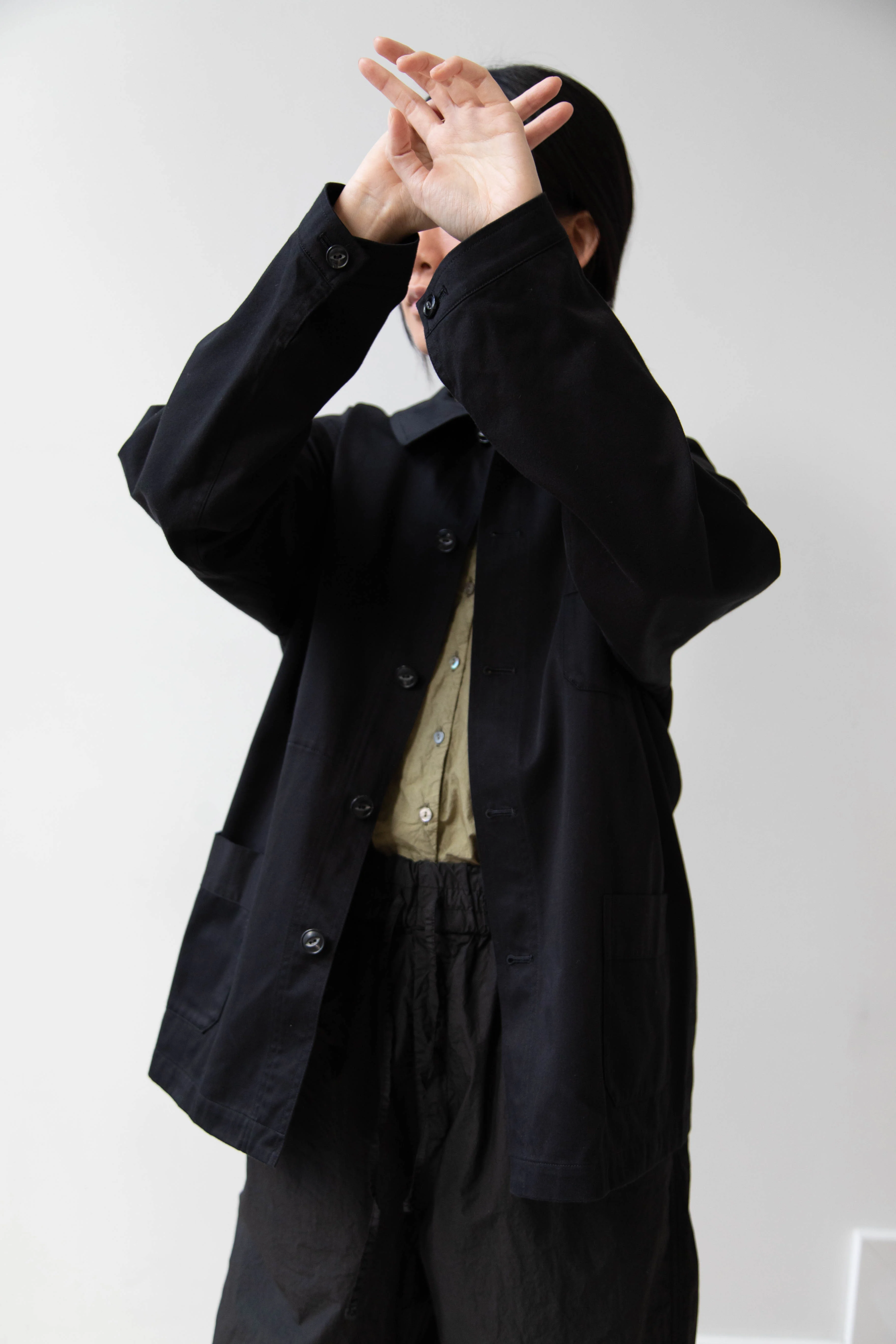 Arts & Science | French Work Jacket in Black - Image 22