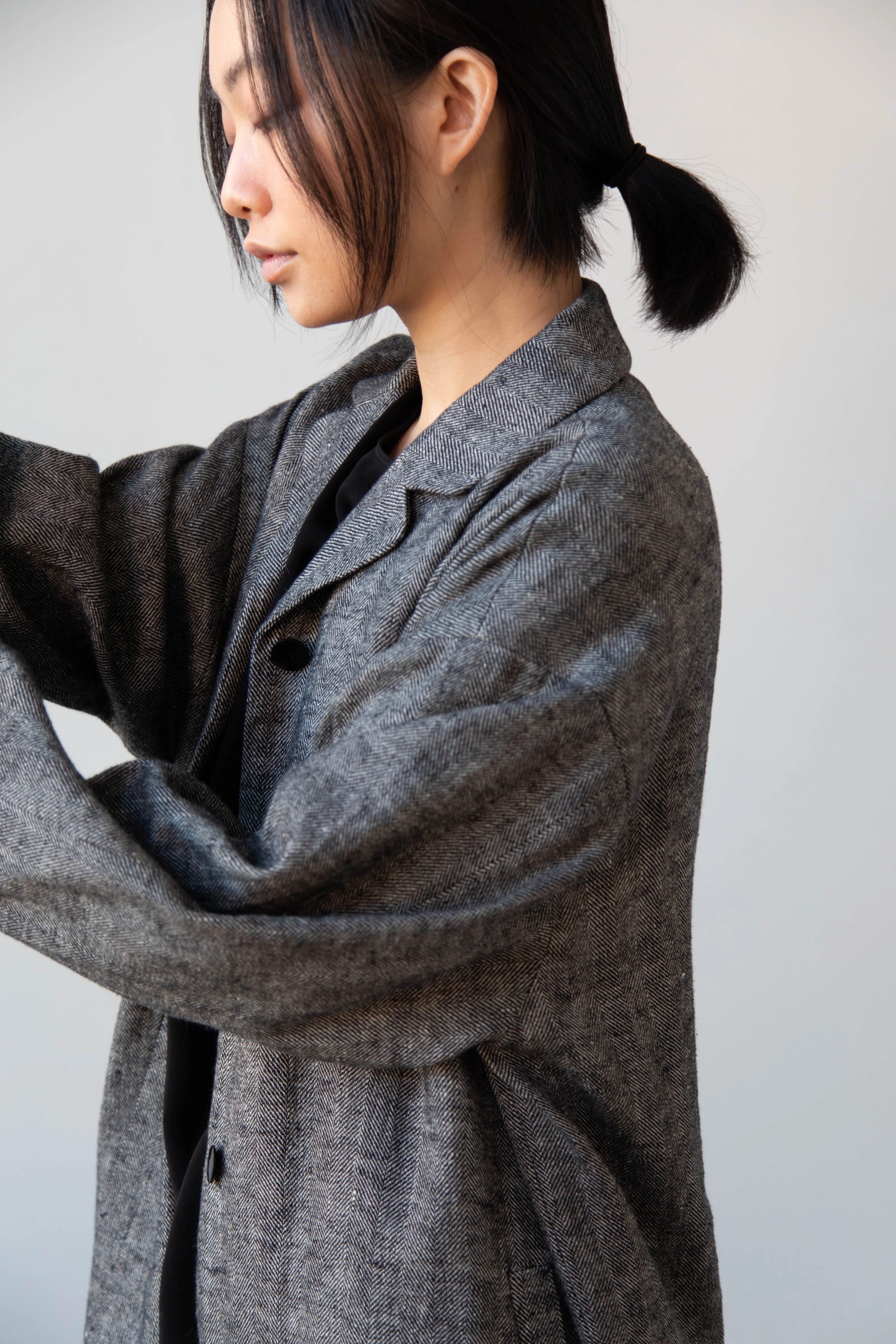 Arts & Science | New Granny Coat in Herringbone - Image 15