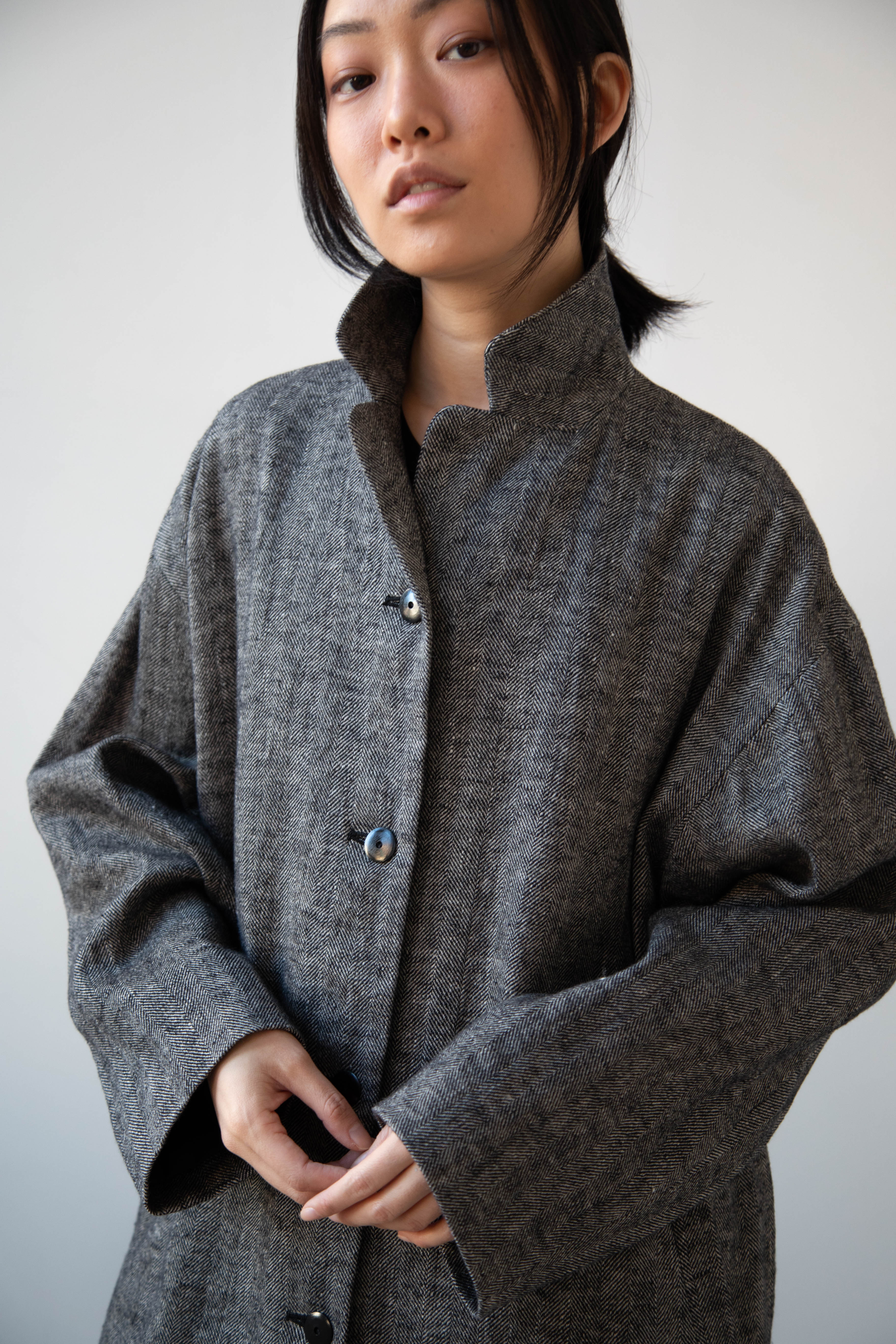 Arts & Science | New Granny Coat in Herringbone - Image 32