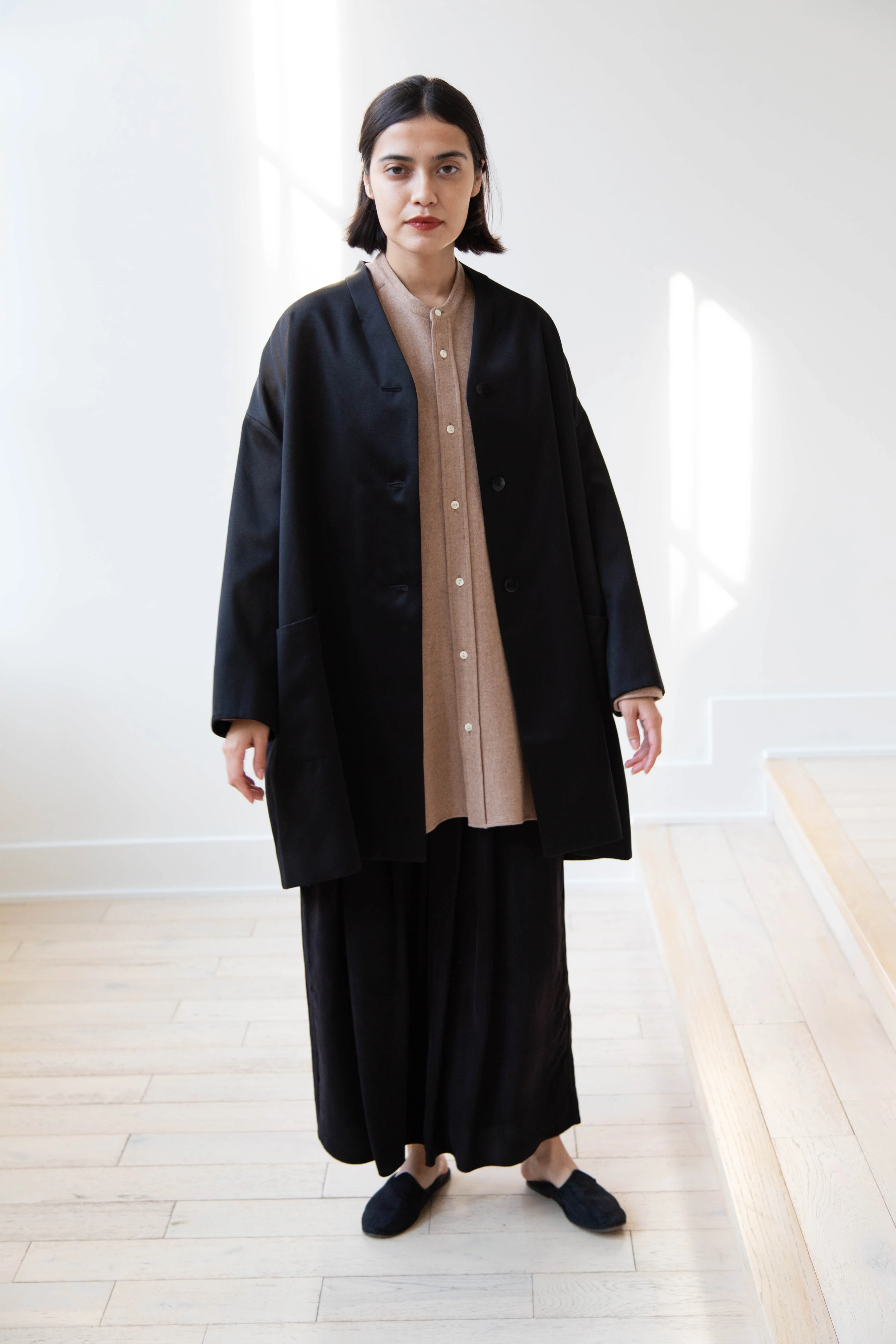 Arts & Science | Robe Cardigan Jacket in Cotton Silk Satin - Image 16