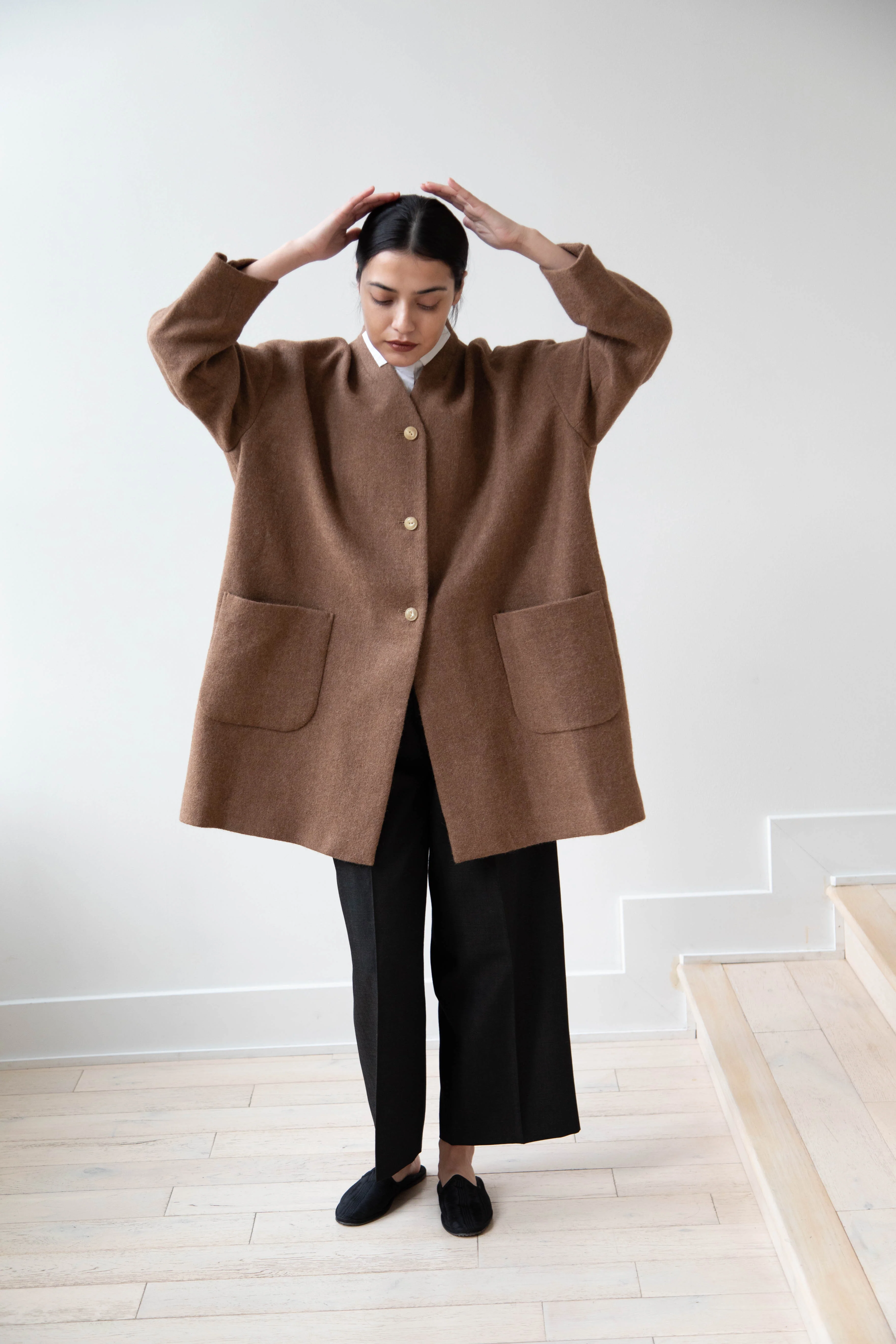 Arts & Science Robe Jacket in Alpaca - Image 12