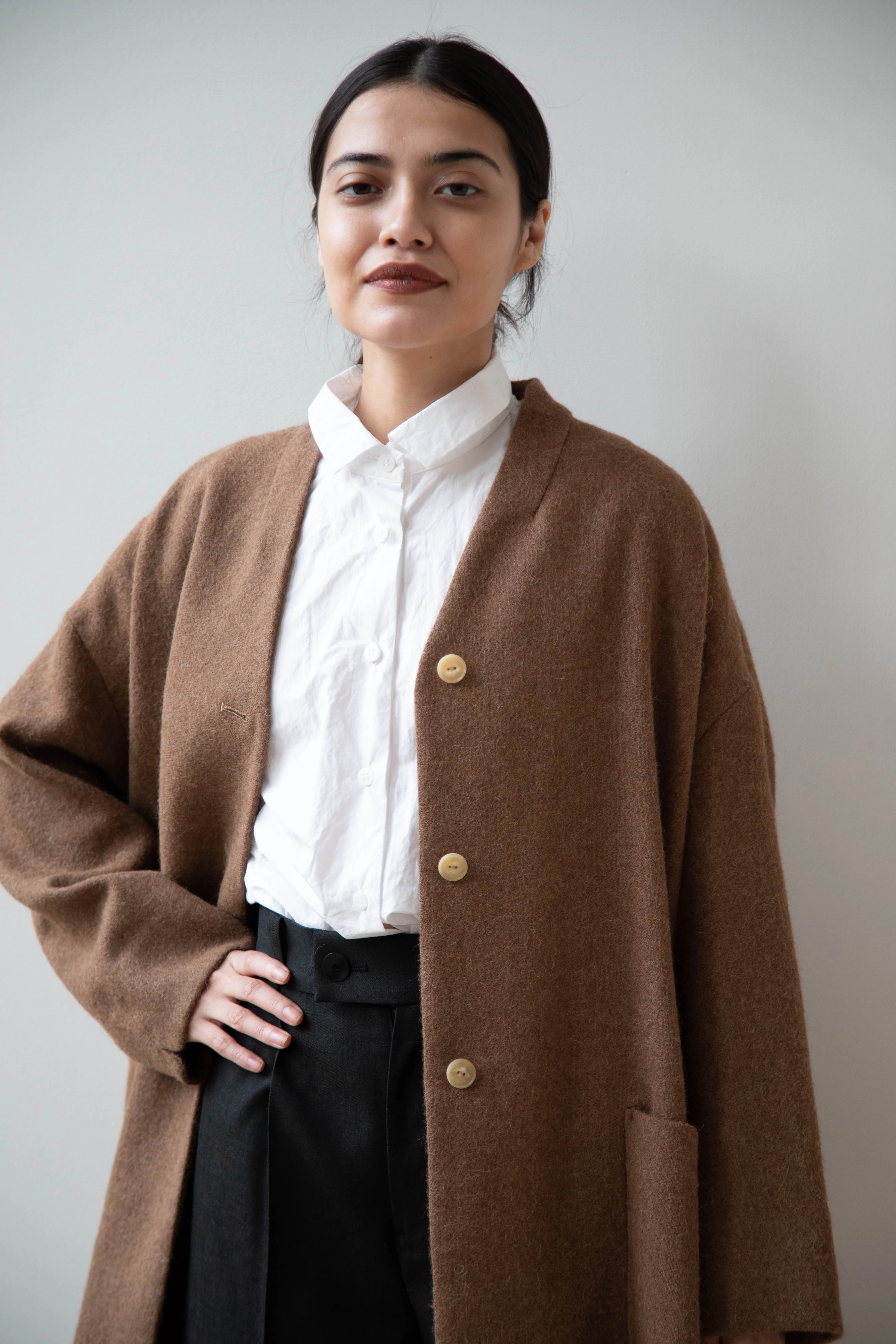 Arts & Science Robe Jacket in Alpaca - Image 22