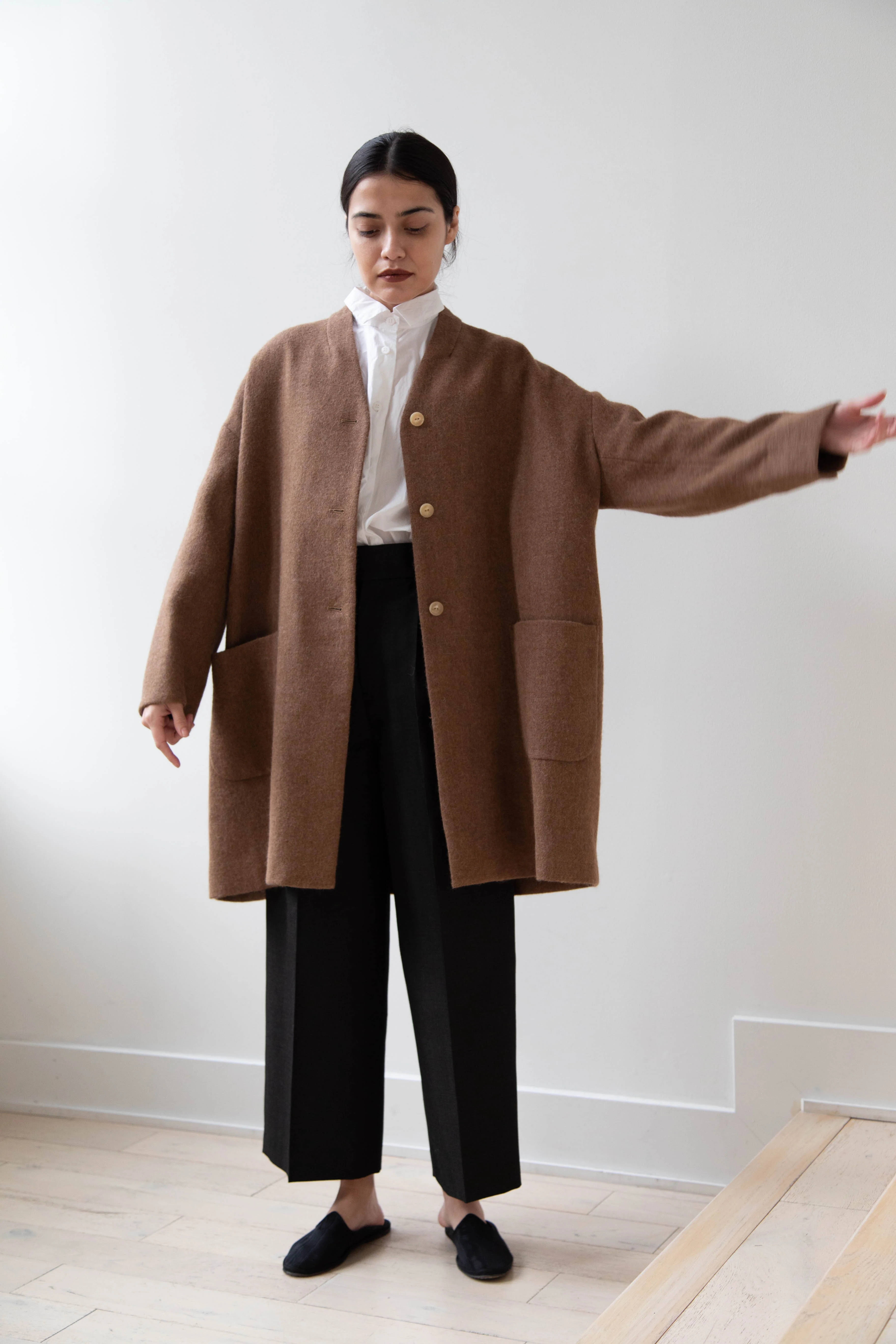 Arts & Science Robe Jacket in Alpaca - Image 29