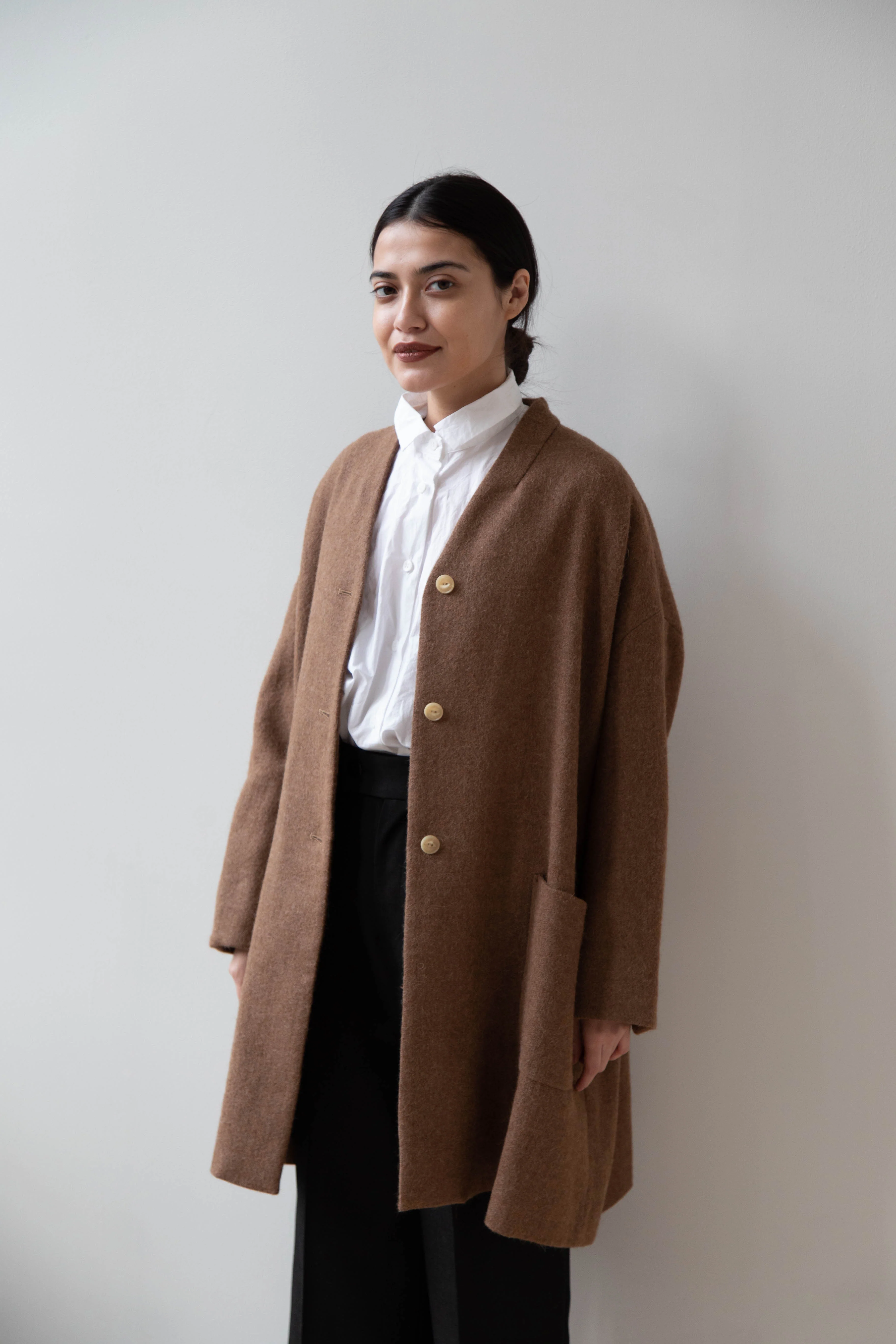 Arts & Science Robe Jacket in Alpaca - Image 3