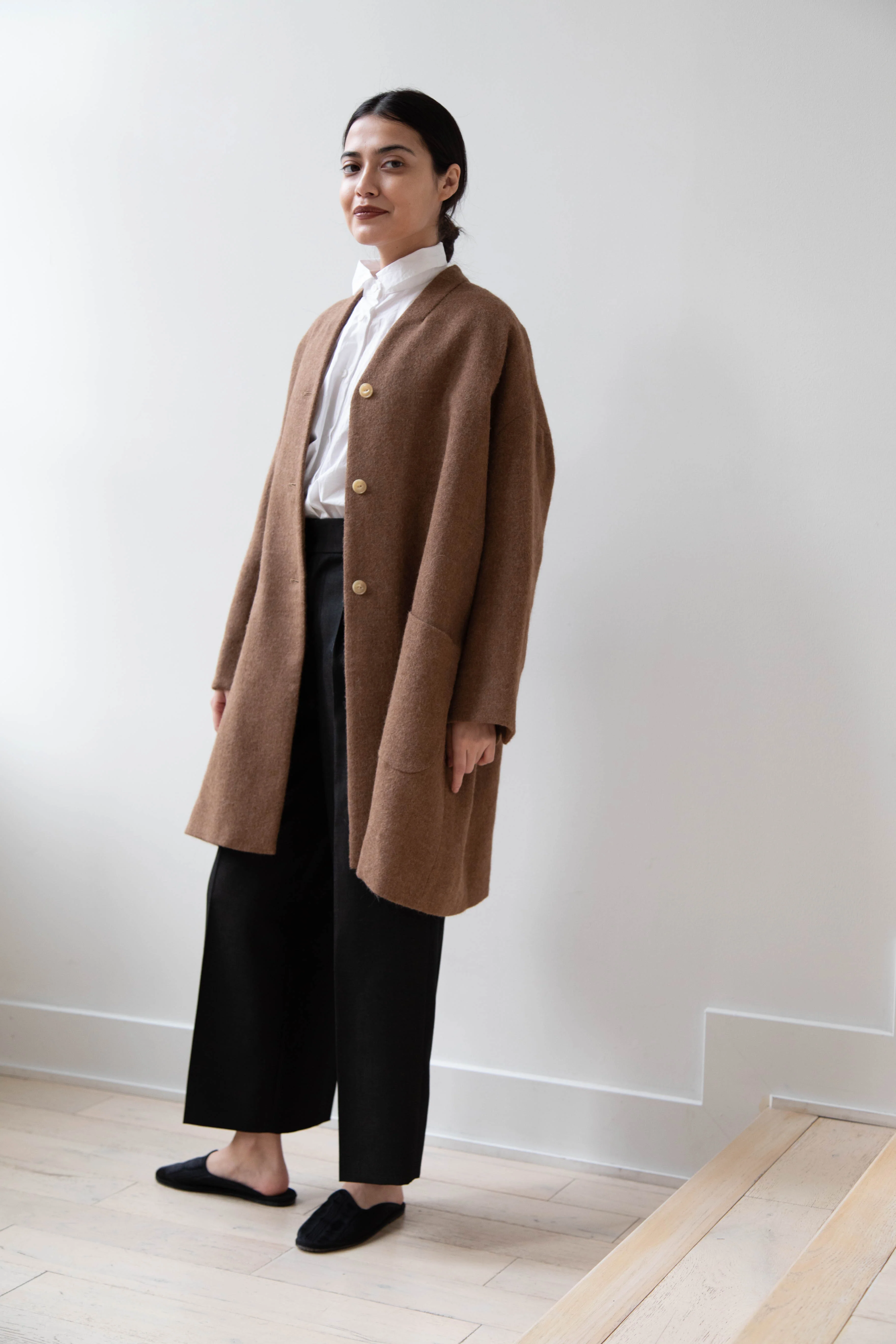 Arts & Science Robe Jacket in Alpaca - Image 30