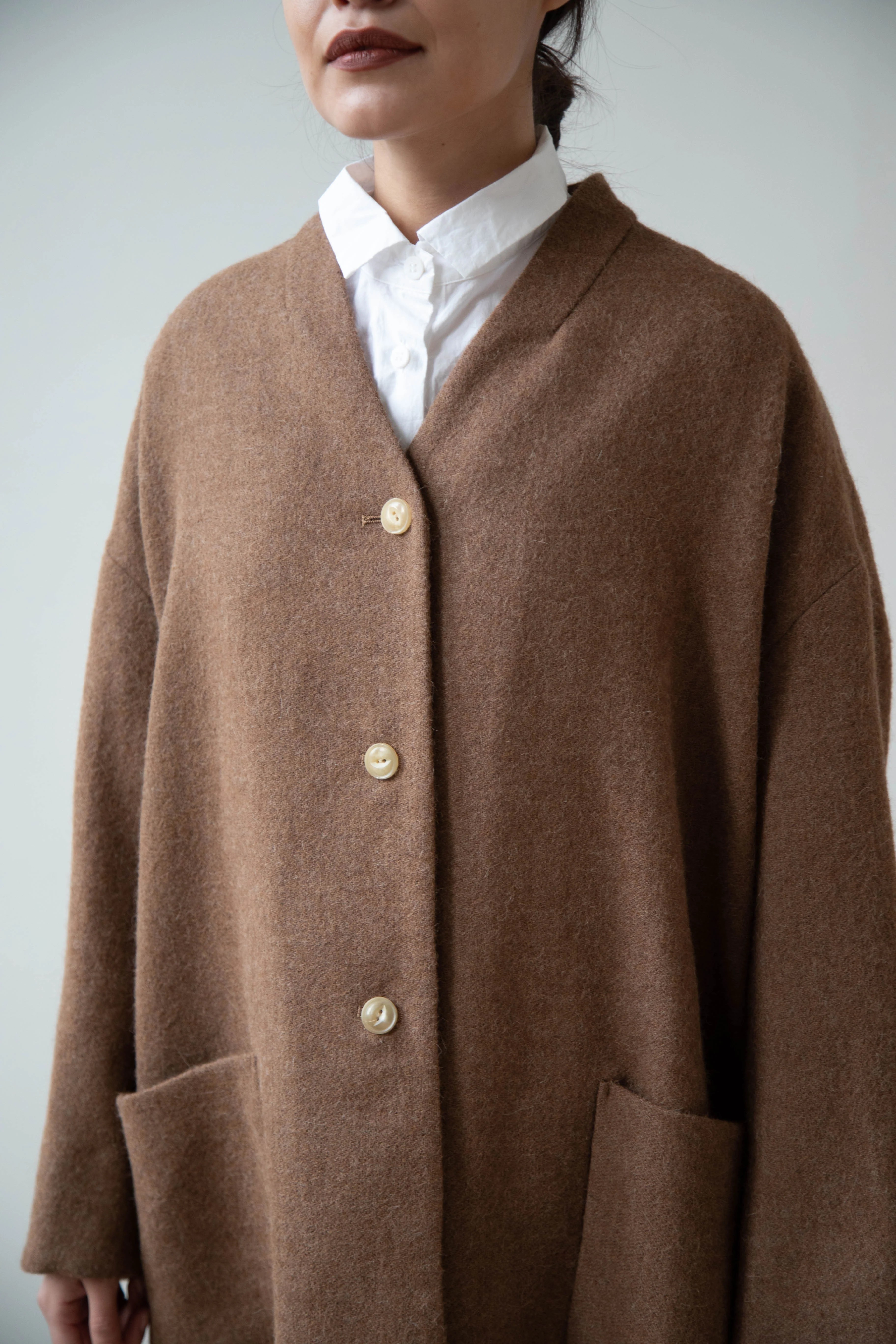 Arts & Science Robe Jacket in Alpaca - Image 35